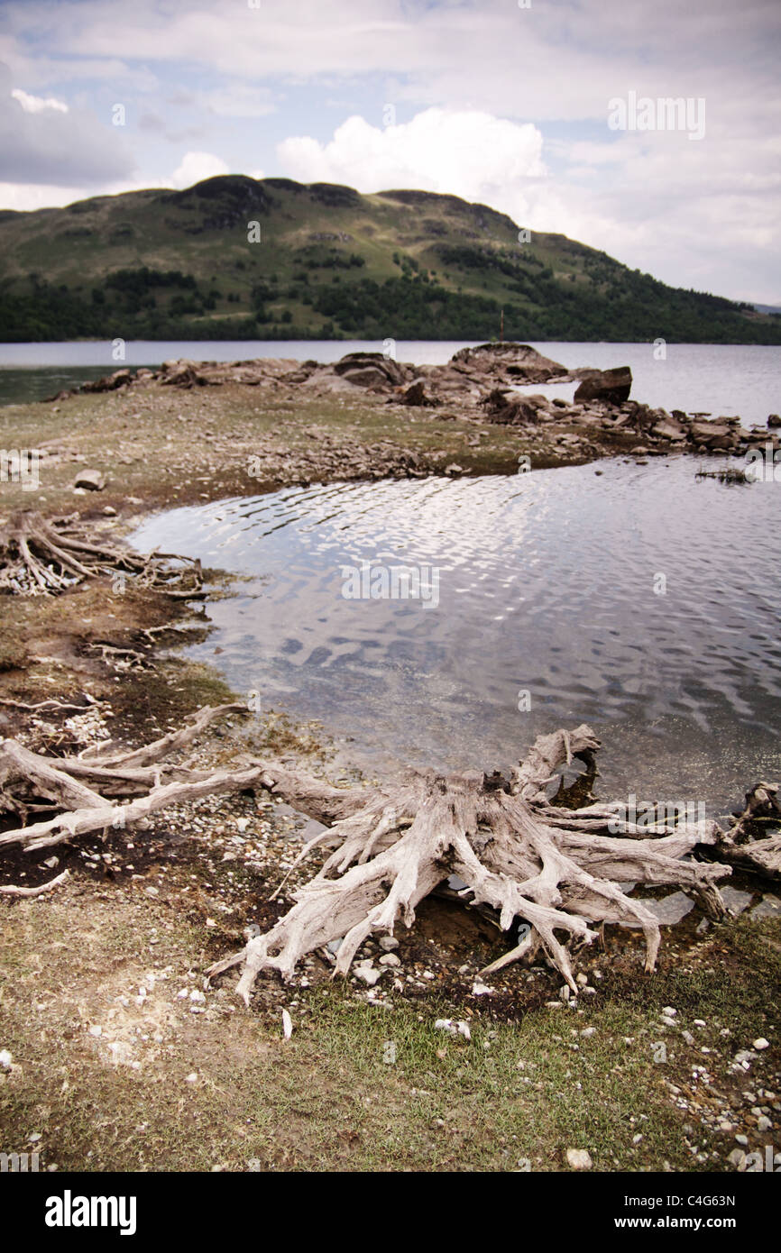 Loch in Schottland Stockfoto