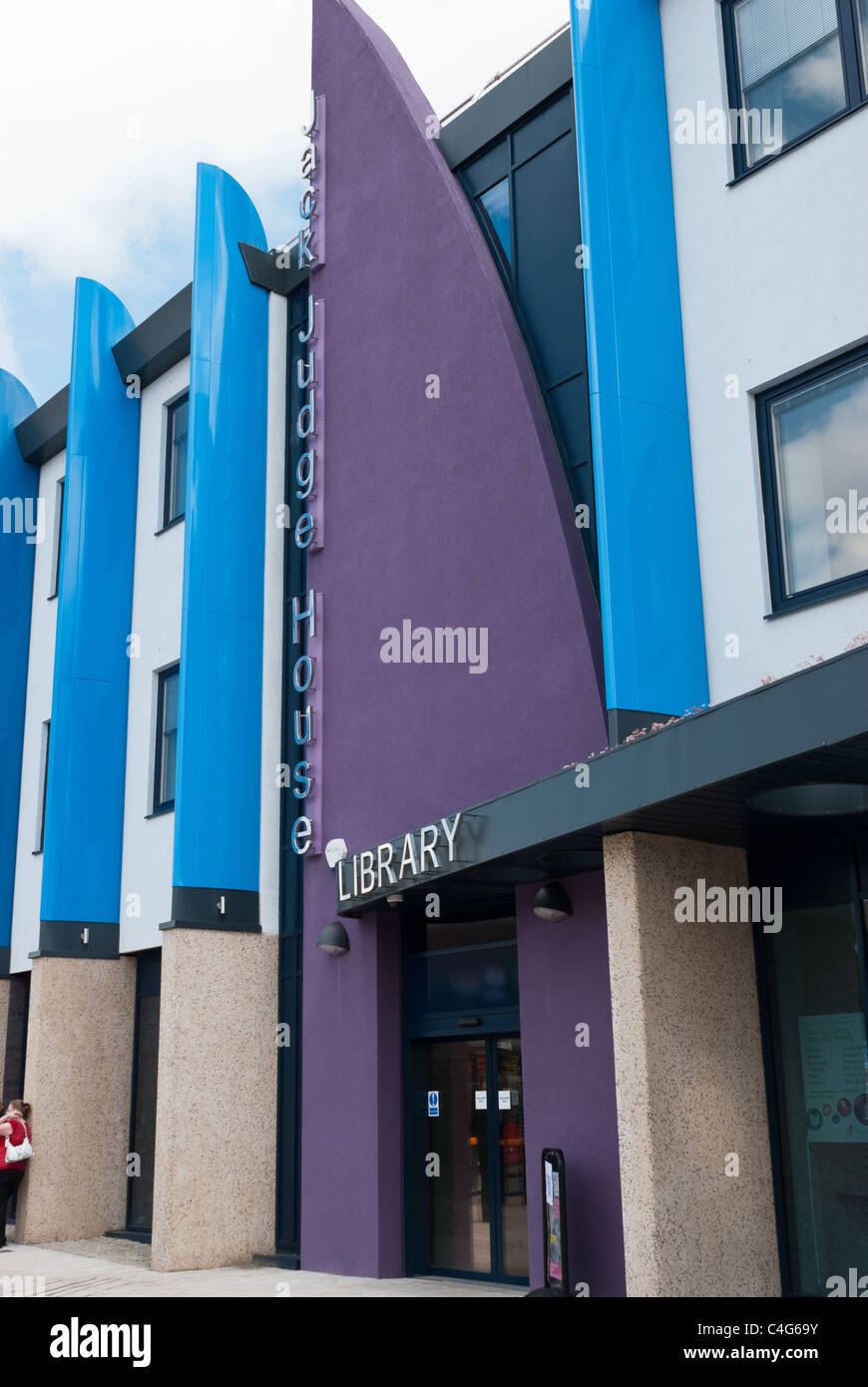 Jack Judge House, die neue Bibliothek Oldbury Stockfoto