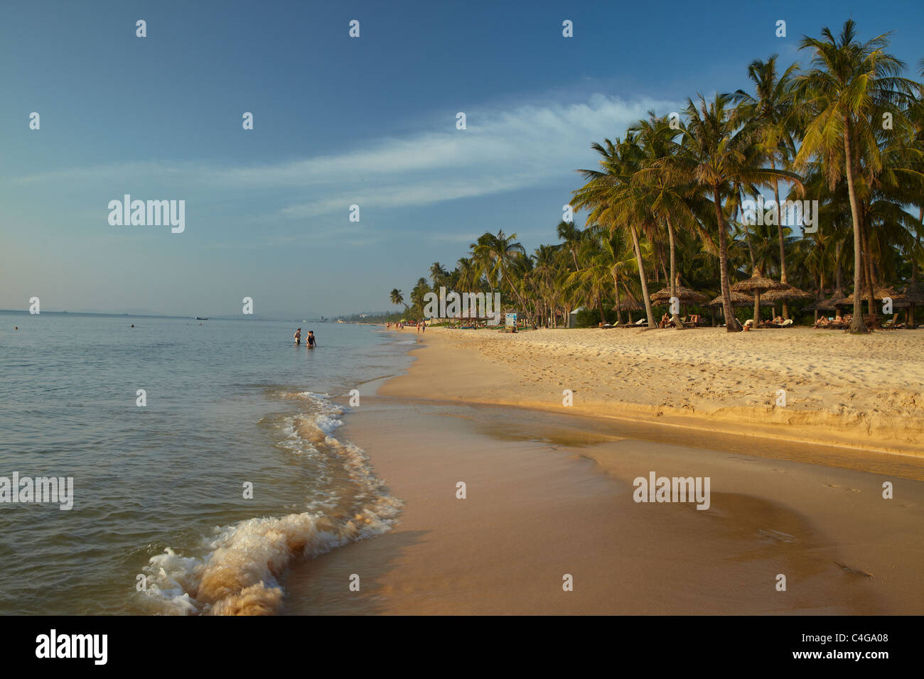 der Strand auf Phu Quoc, Vietnam Stockfoto