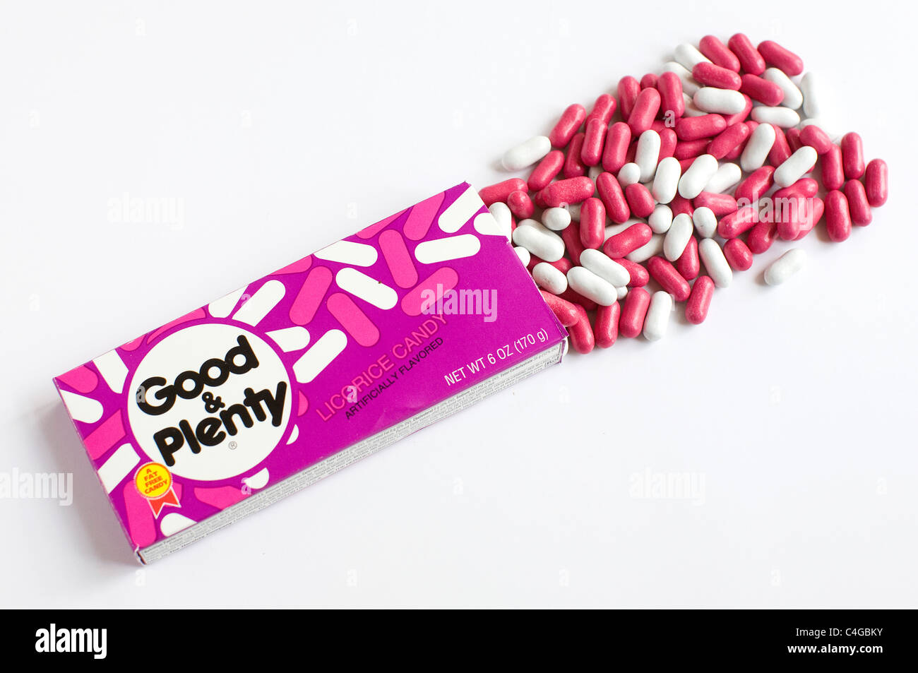 Gut und reichlich Süßigkeiten. Stockfoto