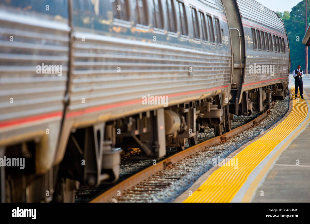 Amtrak-Bahnhof in Savannah, Georgia Stockfoto