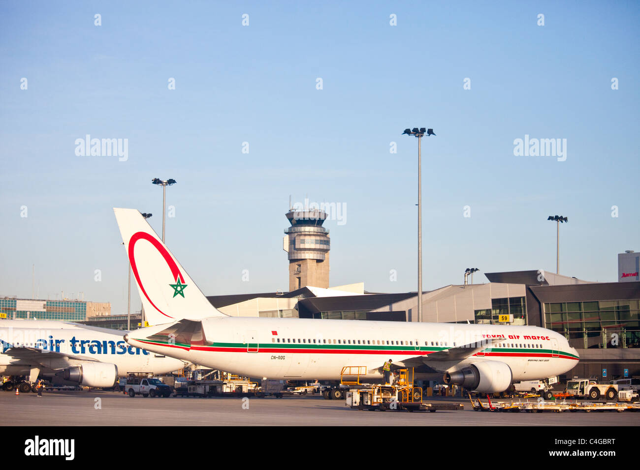 Montreal-Pierre Elliott Trudeau International Airport, Montreal, Kanada Stockfoto