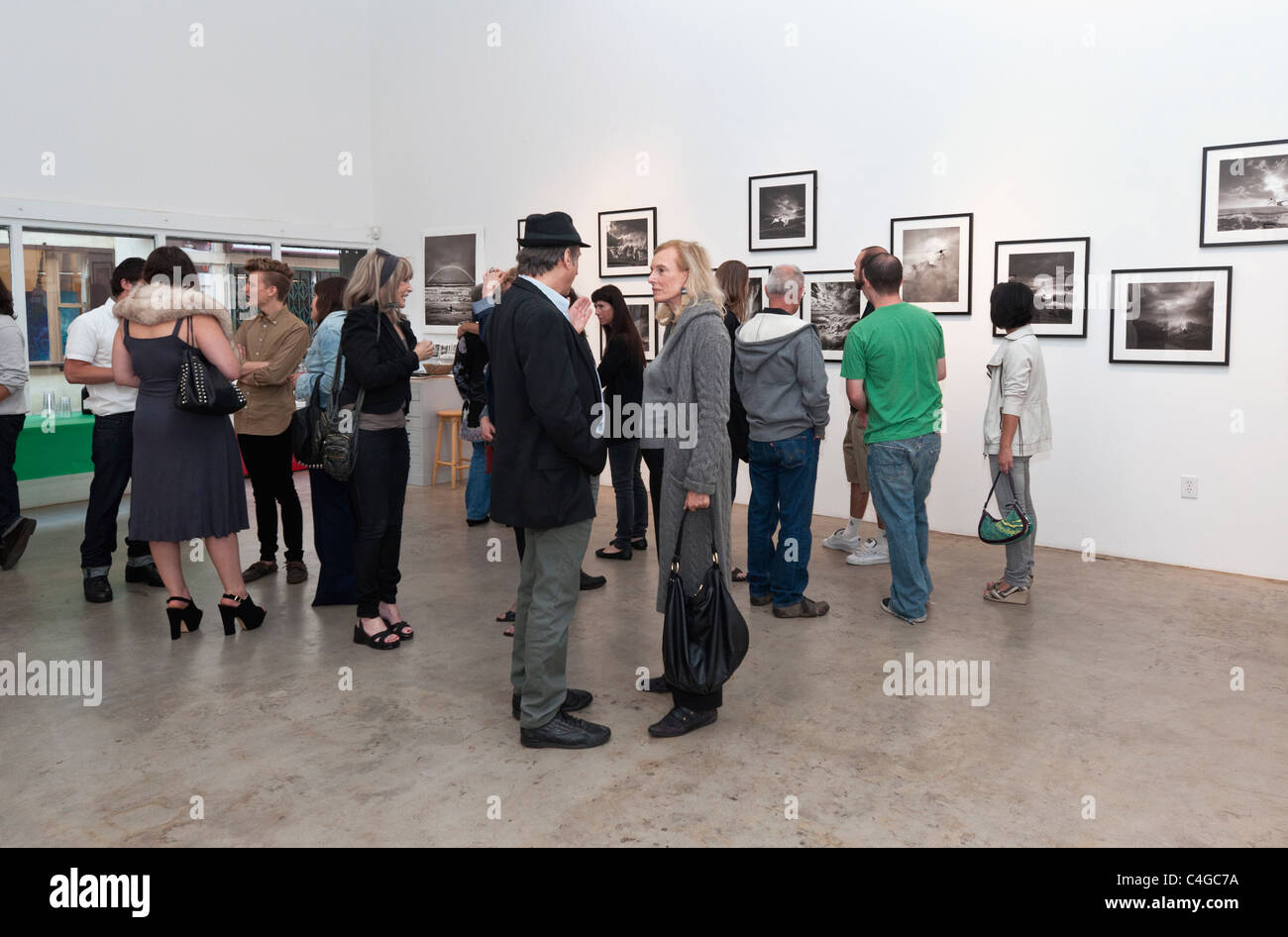 Ed Freeman Photography Gallery Eröffnung seiner neuen Ausstellung, 31 Tage. Stockfoto