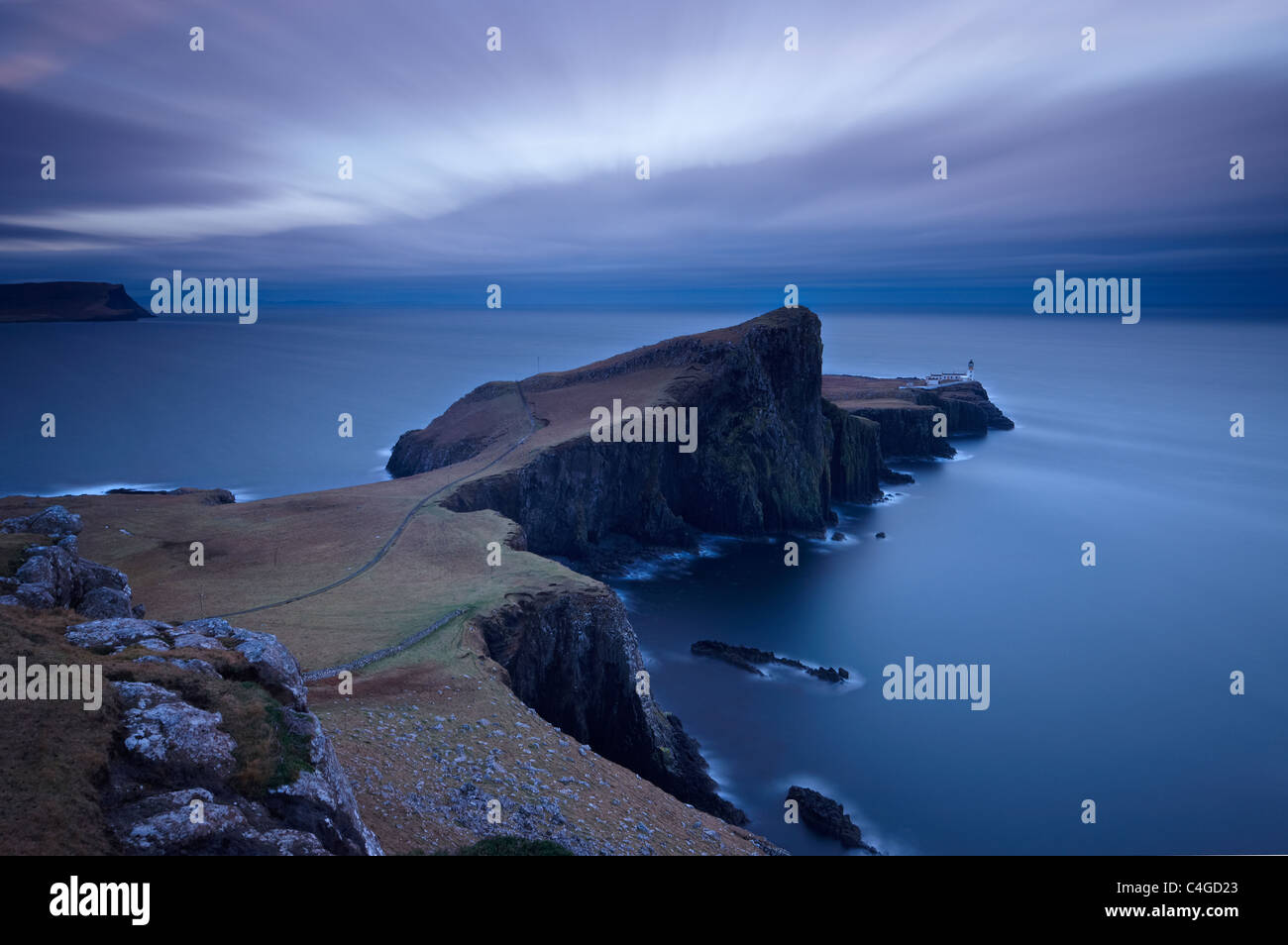 Landschaftlich Punkt, Isle Of Skye, Schottland Stockfoto