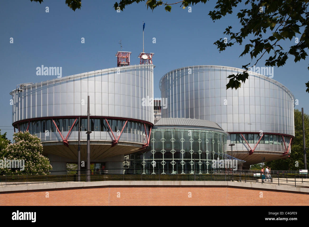 Des Europäischen Gerichtshofs für Menschenrechte, Straßburg, Frankreich Stockfoto