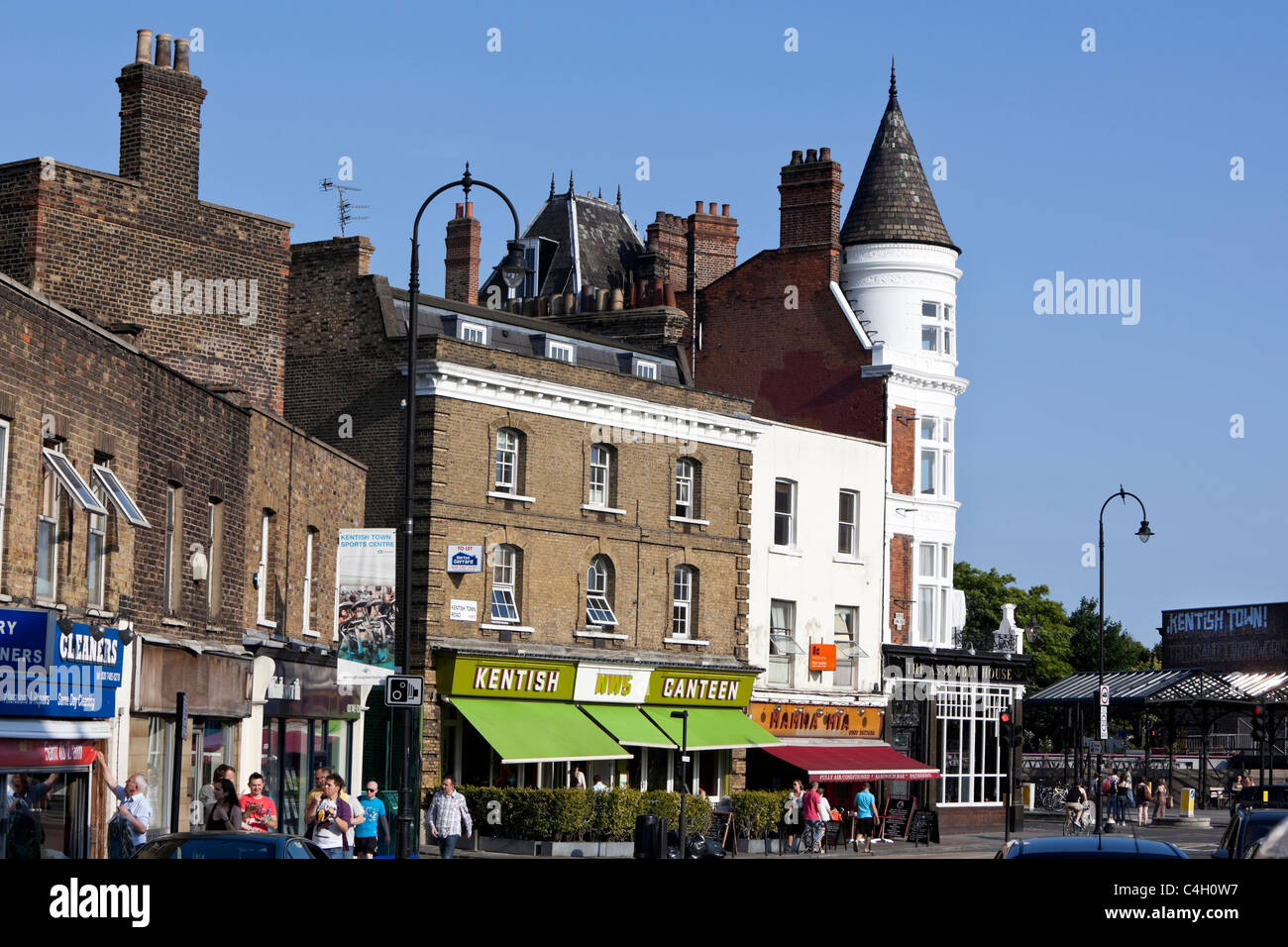 Kentish Town Street, London, NW5, England, UK. Stockfoto