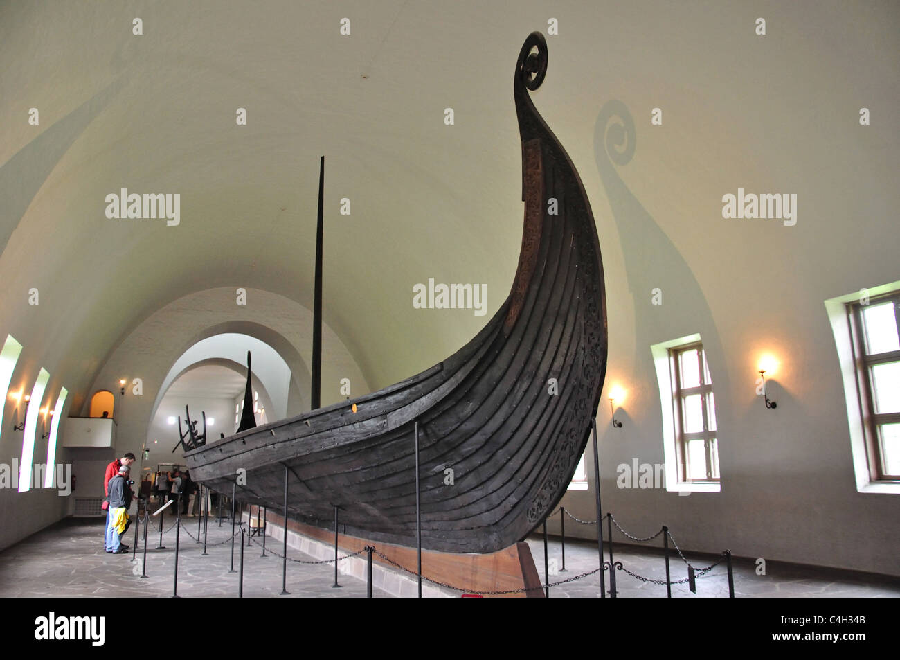 Die "Oseberg" Schiff, Wikingerschiff-Museum, Bygdøynesveien, Halbinsel Bygdøy, Oslo, Oslo County, Østlandet Region, Norwegen Stockfoto