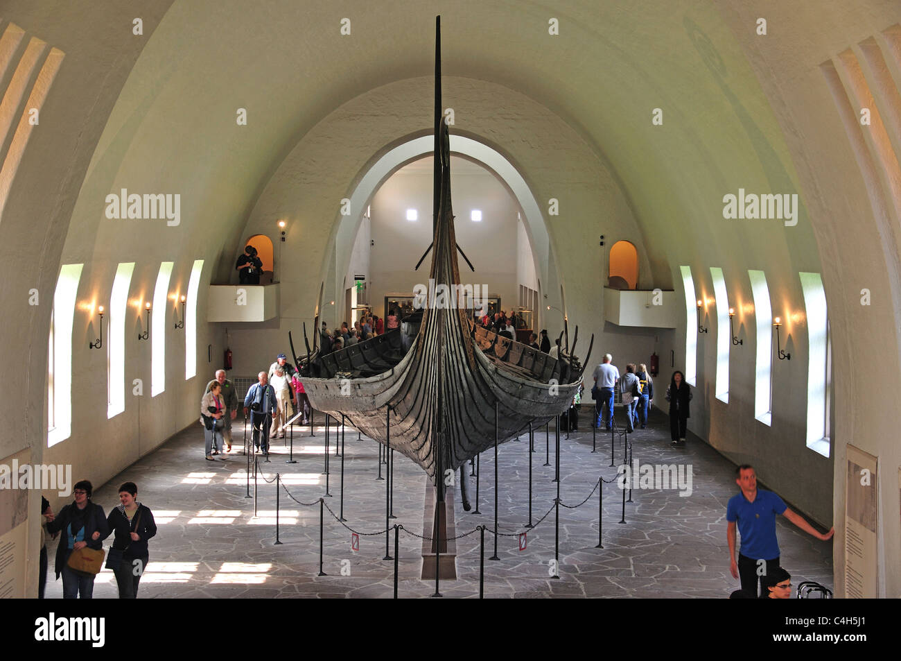 Die "Oseberg" Schiff, Wikingerschiff-Museum, Bygdøynesveien, Halbinsel Bygdøy, Oslo, Oslo County, Østlandet Region, Norwegen Stockfoto