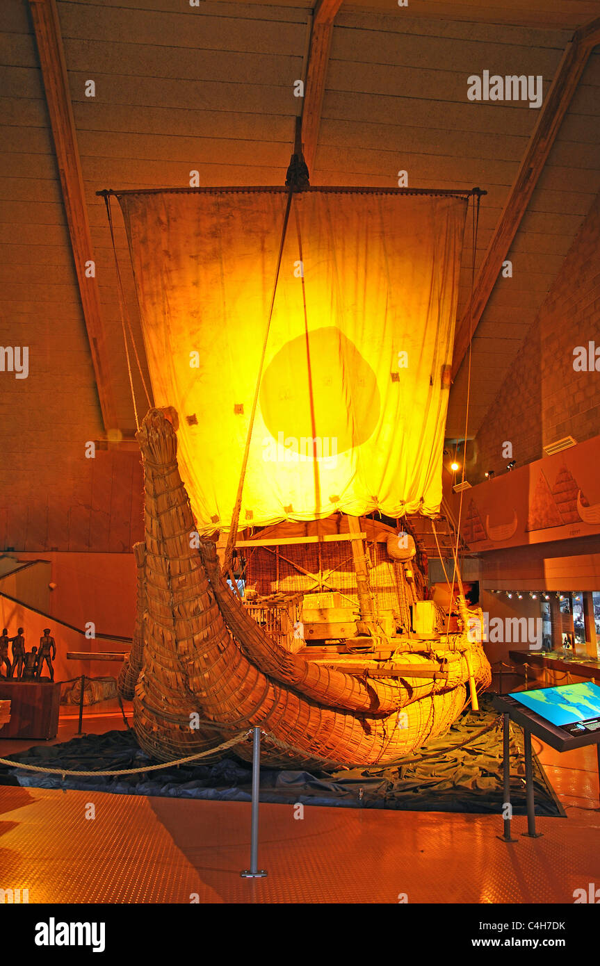 Das Kon Tiki Musem, Bygdøynesveien, Die Halbinsel Bygdøy, Oslo, Die Region Østlandet, Norwegen Stockfoto Das Kon Tiki Musem, Bygdøynesveien, Die Halbinsel Bygdøy, Oslo, Die Region Østlandet, Norwegen Stockfoto
