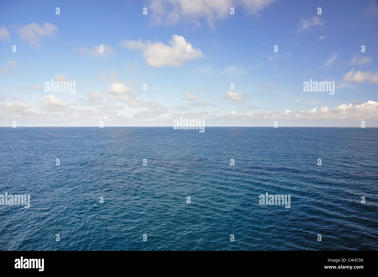 Blick auf das Meer von MS Eurodam Cruise Ship, Nordsee, Europa Stockfoto
