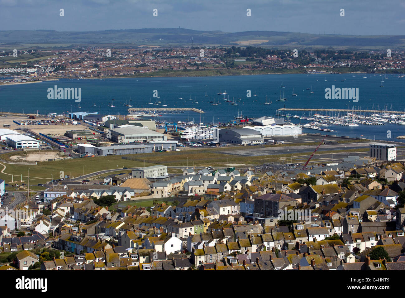 2012 Olympische Segeln Veranstaltungsort Portland Hafen Wren Portland Dorset England uk gb Stockfoto