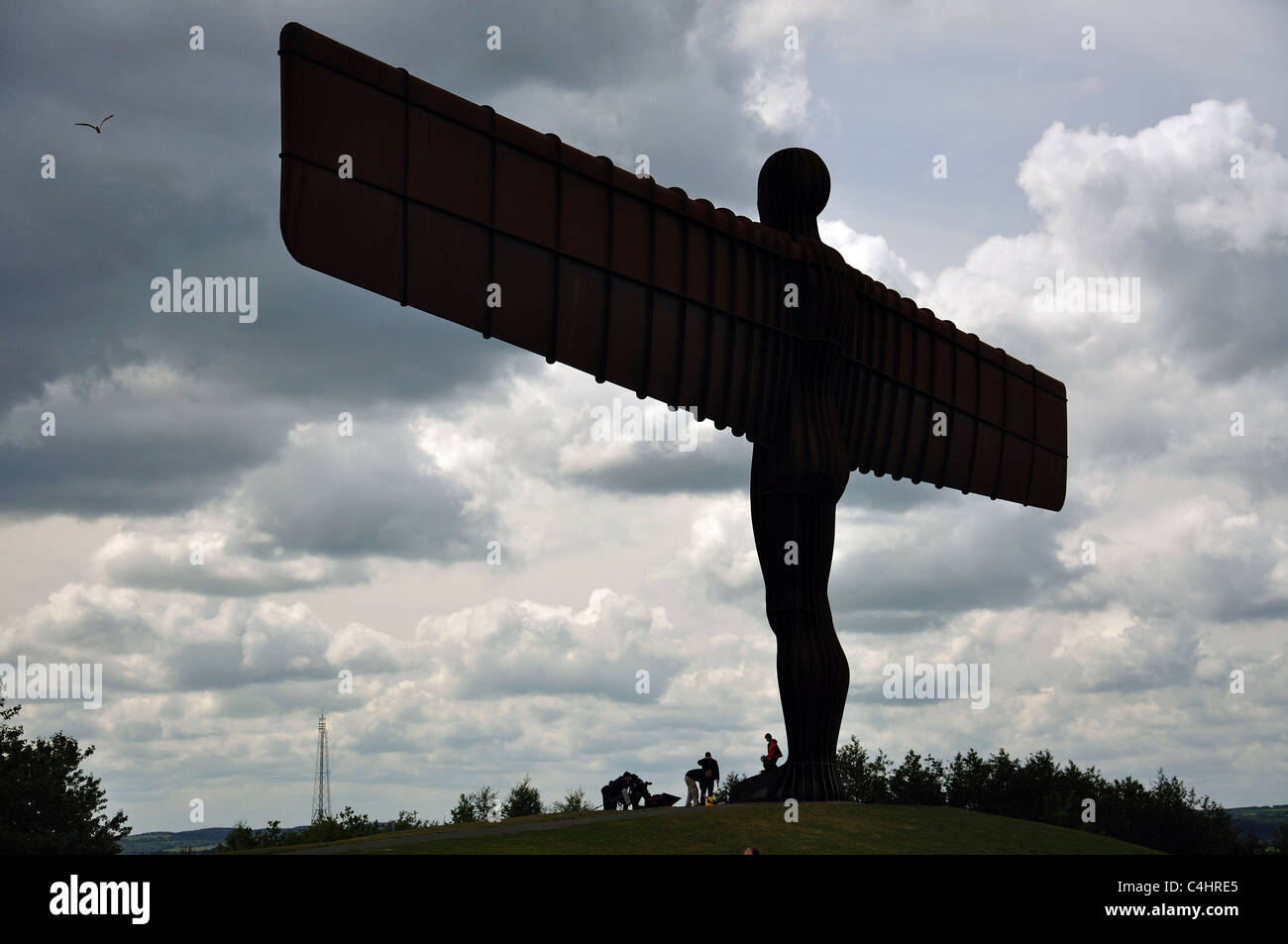 Die "Angel of the North" Skulptur, Gateshead, Tyne and Wear, England, Vereinigtes Königreich Stockfoto