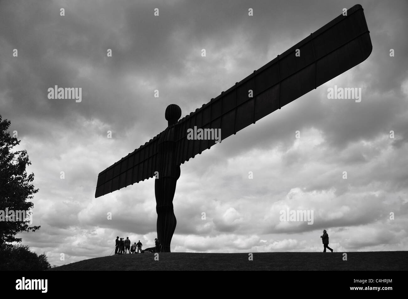 Die "Angel of the North" Skulptur, Gateshead, Tyne and Wear, England, Vereinigtes Königreich Stockfoto