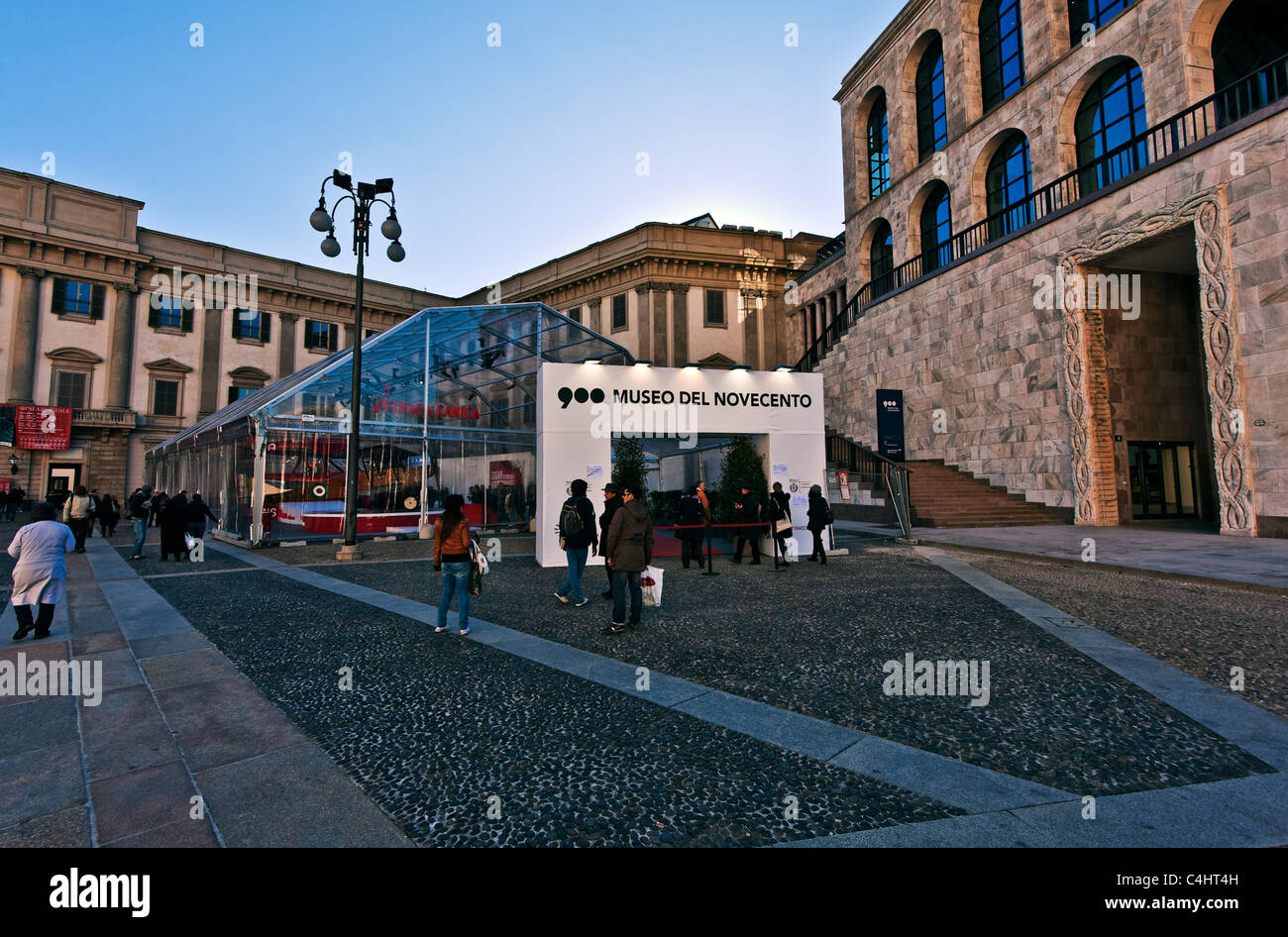 Museum des 20. Jahrhunderts, Palazzo dell'Aregario, restauriert im Jahr 2009 von Italo Rota e Fabio Fornasari Architekt, Mailand, Italien Stockfoto