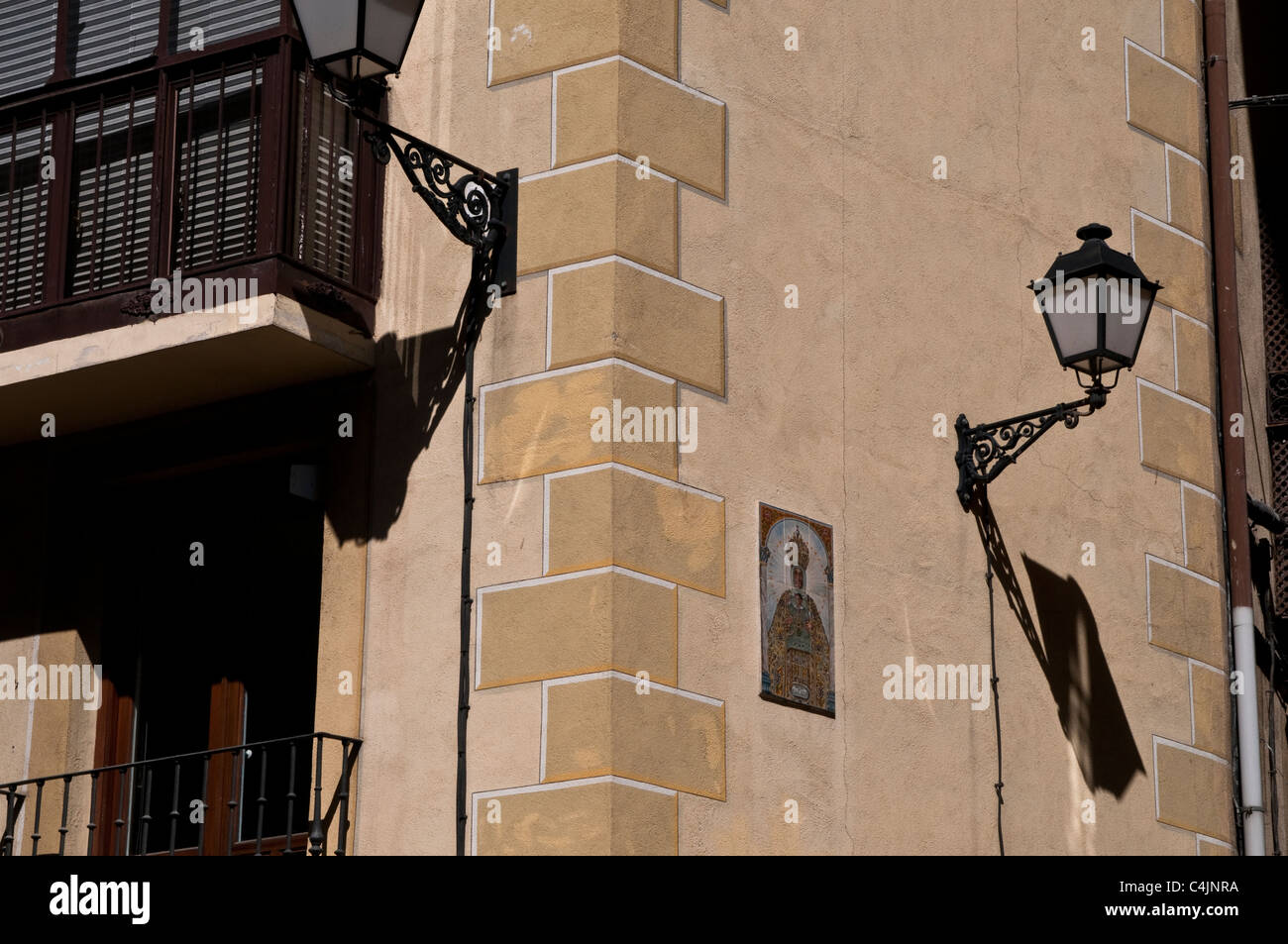 Straßenecke Toledo, Spanien Stockfoto