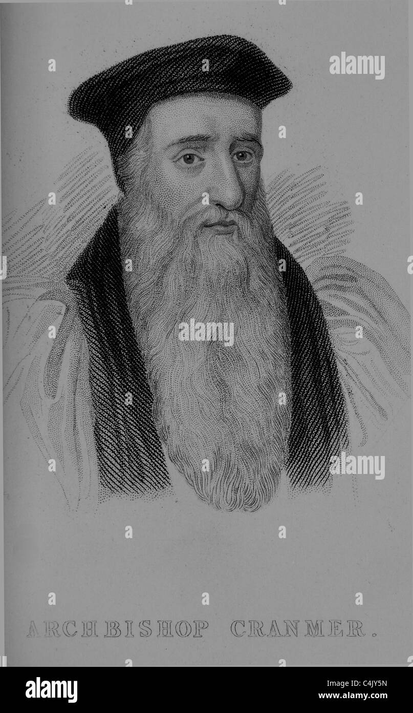 Thomas Cranmer (1489-1556) Stockfoto