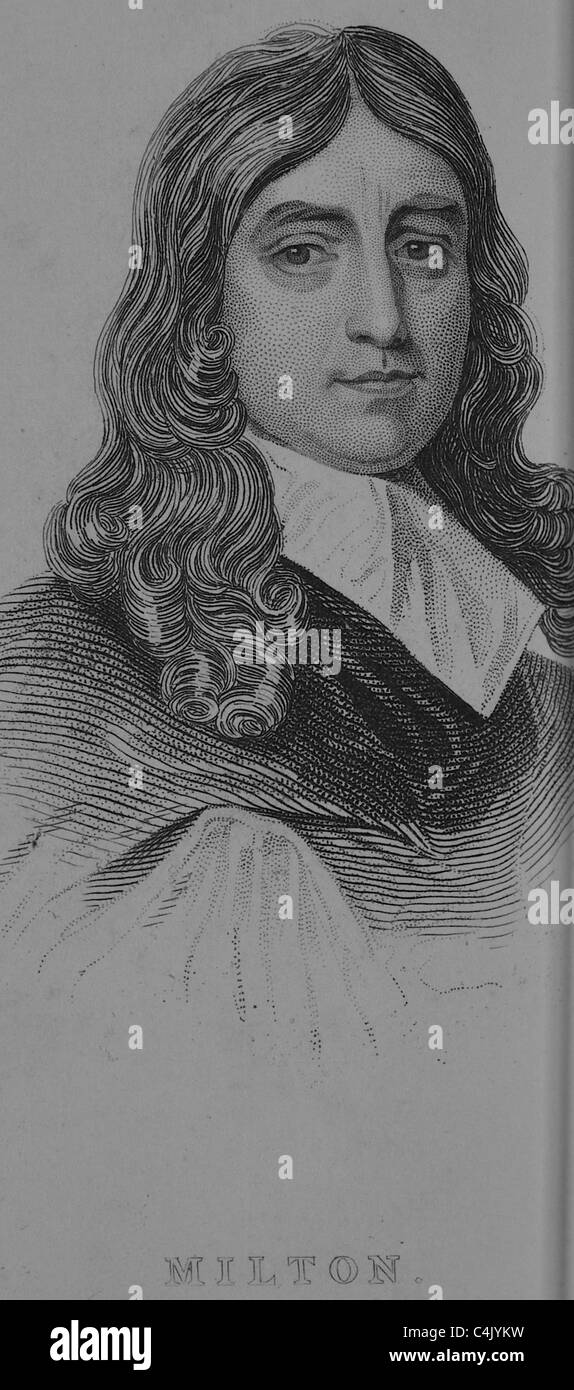 John Milton (1601 - 1674) Stockfoto