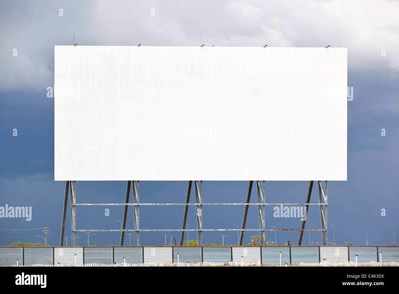 Outdoor Drive-In movie theater.  Winnipeg, Manitoba, Canada. Stockfoto