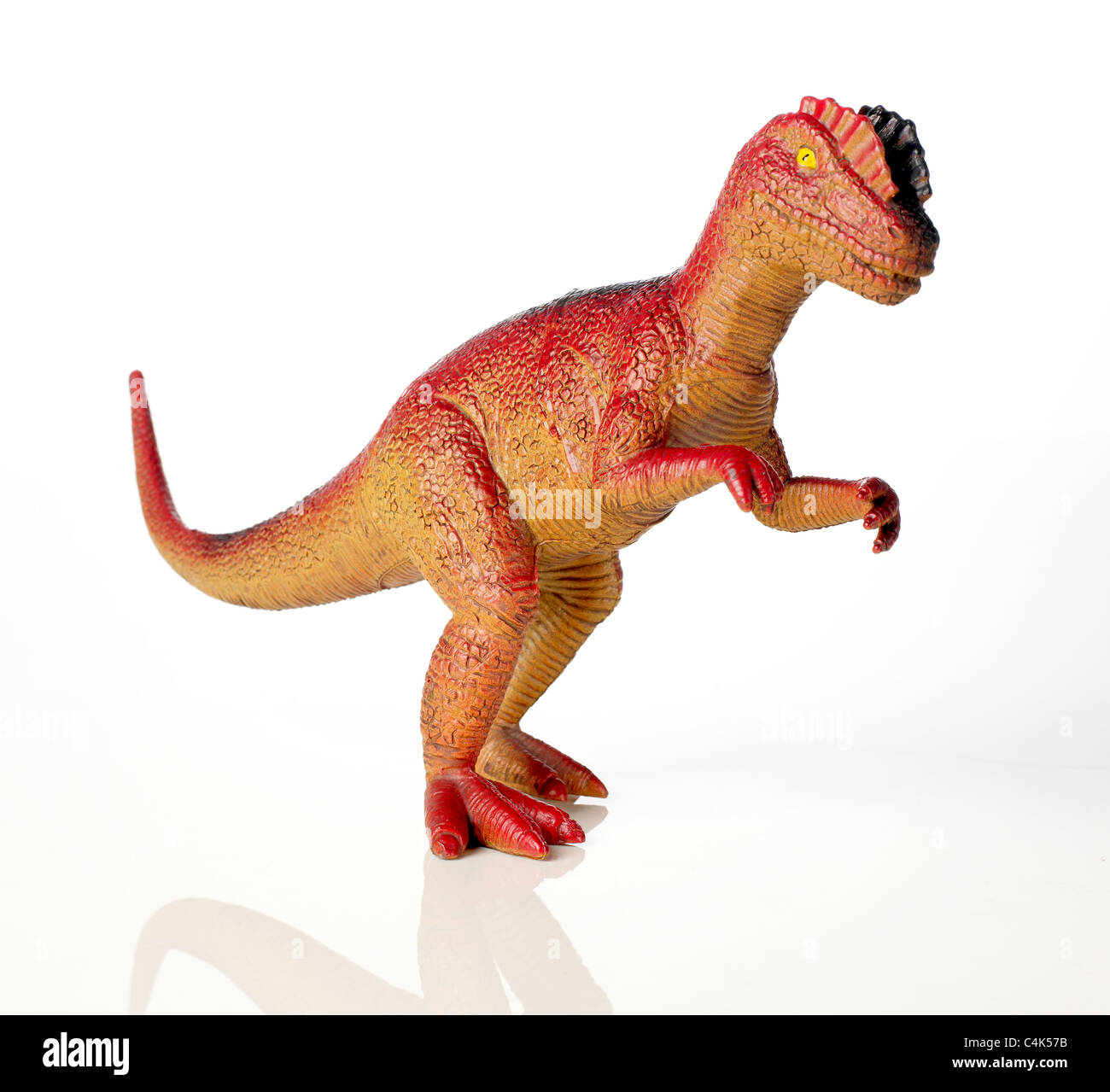 Kunststoff-Dinosaurier Stockfoto