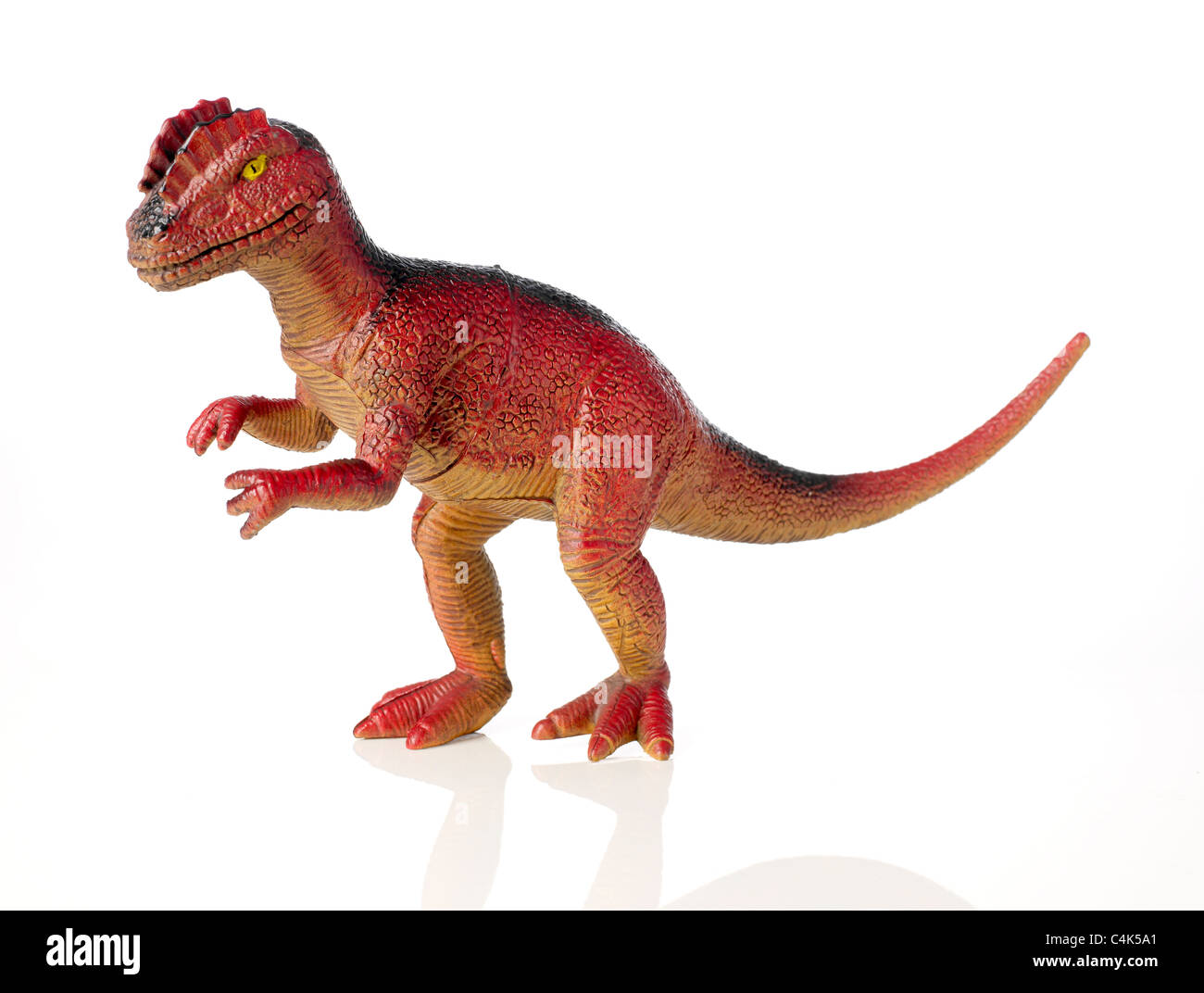 Kunststoff-Dinosaurier Stockfoto