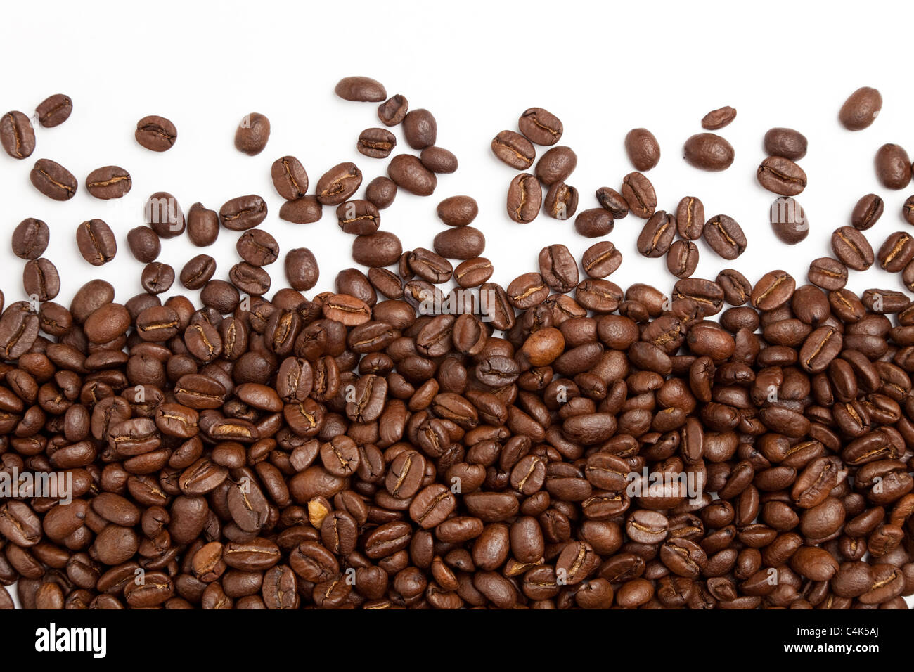 Kaffeebohne für Hintergrund Stockfoto