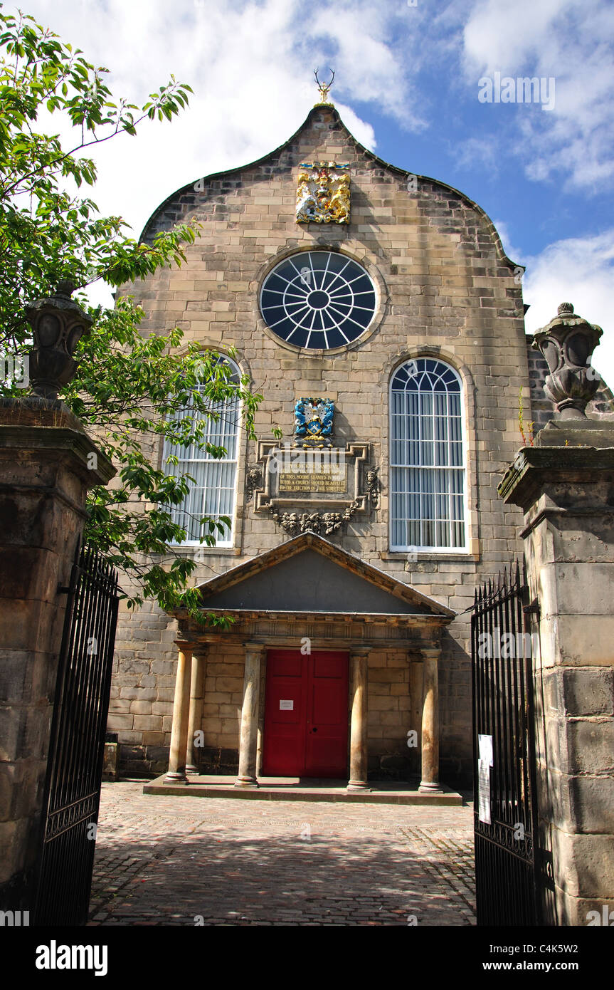 Canongate Kirk, Canongate, Altstadt, Edinburgh, Lothian, Schottland, Vereinigtes Königreich Stockfoto