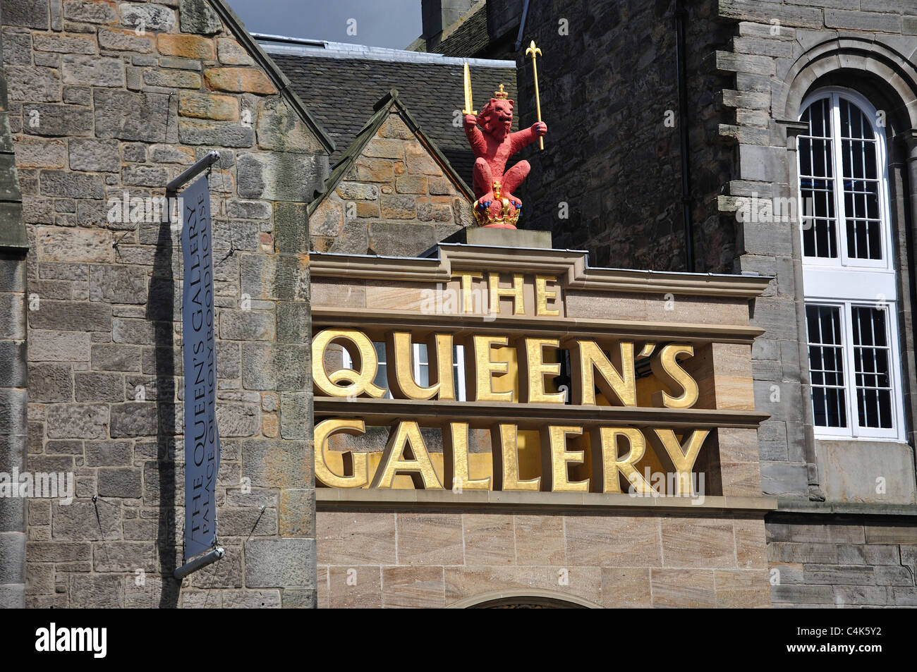 Die Königin Galerie, Queens Drive, Altstadt, Edinburgh, Lothian, Schottland, Vereinigtes Königreich Stockfoto