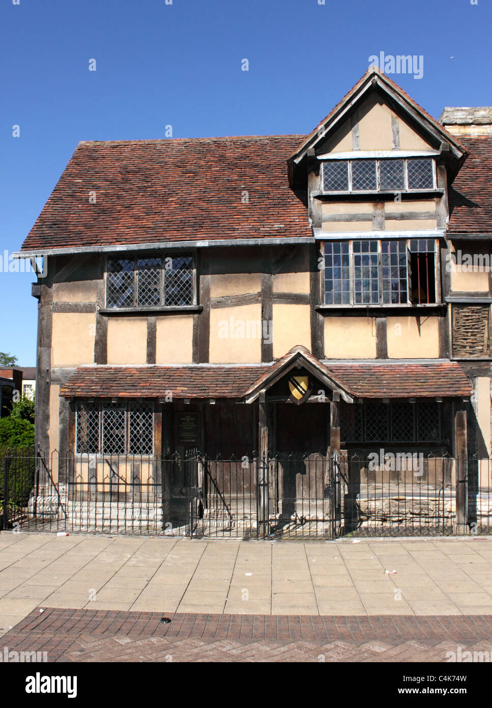 Shakespeares Geburtshaus Henley Street Stratford Upon Avon Stockfoto
