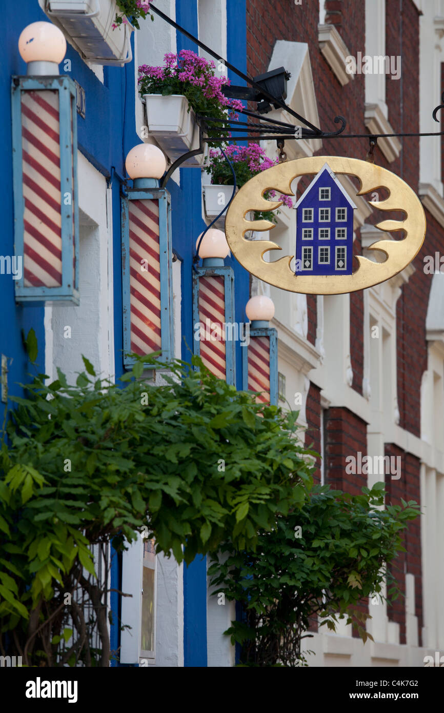 Zeichen Die Blauen Haus Kreuzstrasse Munster Munsterland