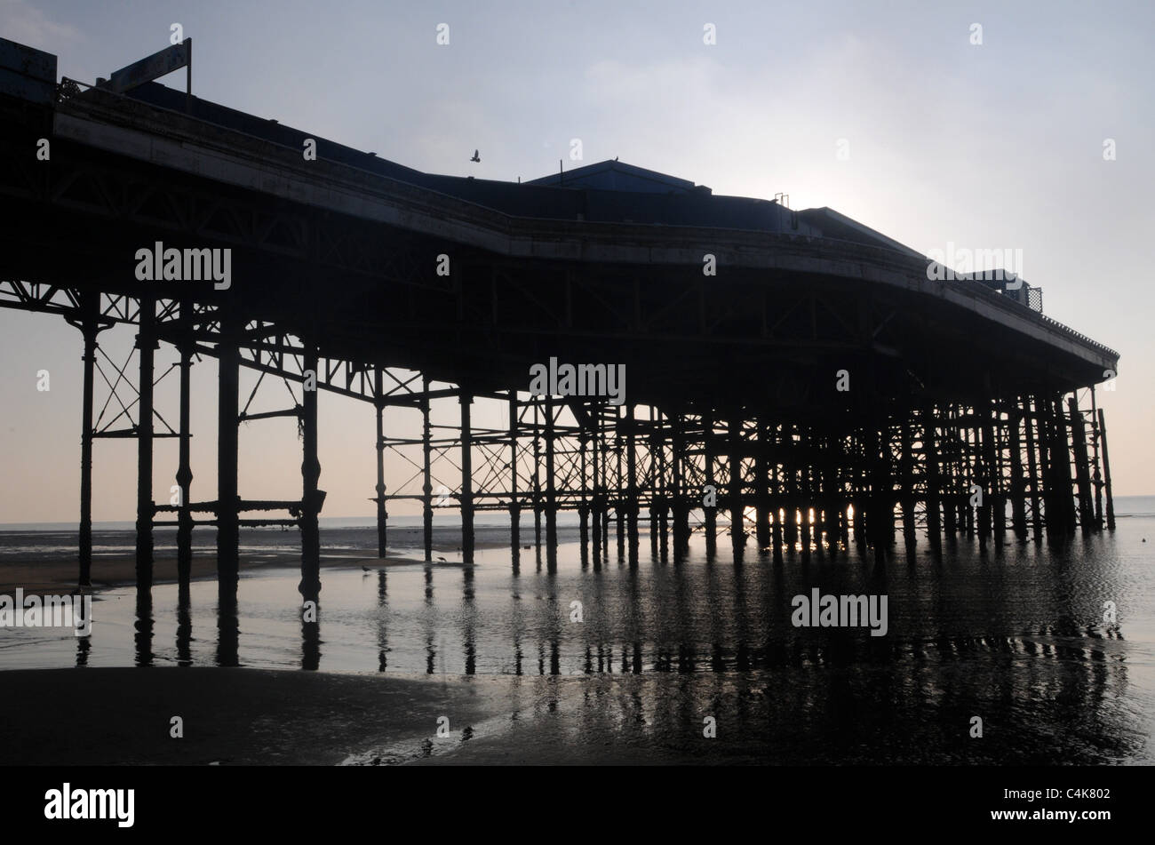 Blackpool Pier, England, März 2011 Stockfoto