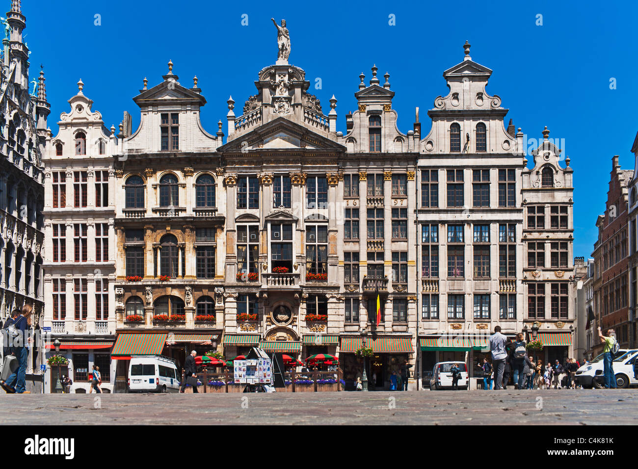 Marktplatz-Grand Place, Brüssel | Grand-Place, Marktplatz, Brüssel Stockfoto