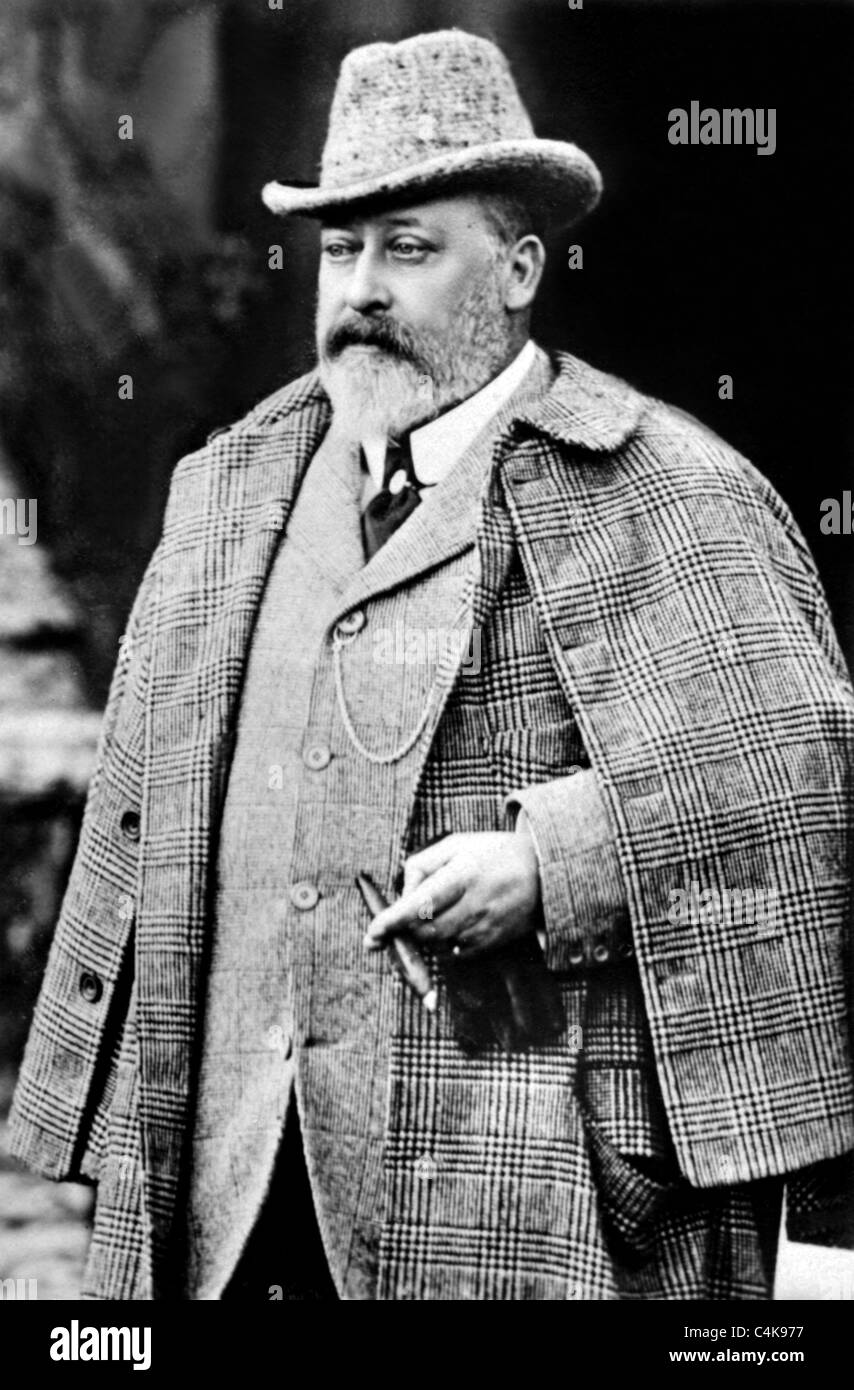 König EDWARD VII, König von ENGLAND 1901-1910 R 1. Mai 1902 Stockfoto