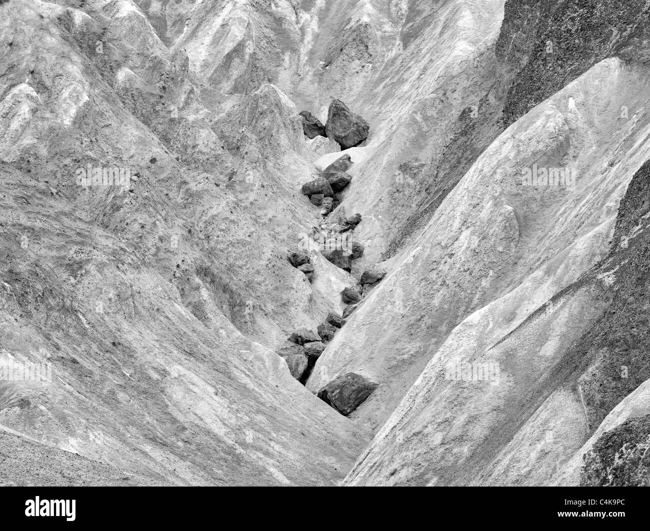 Roten Felsen im Canyon. Death Valley Nationalpark, Kalifornien. Stockfoto
