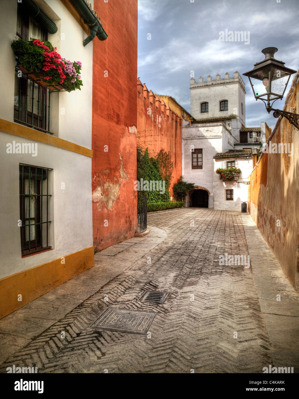 ES - Andalusien: Calle De La Juderia in Sevilla Stockfoto