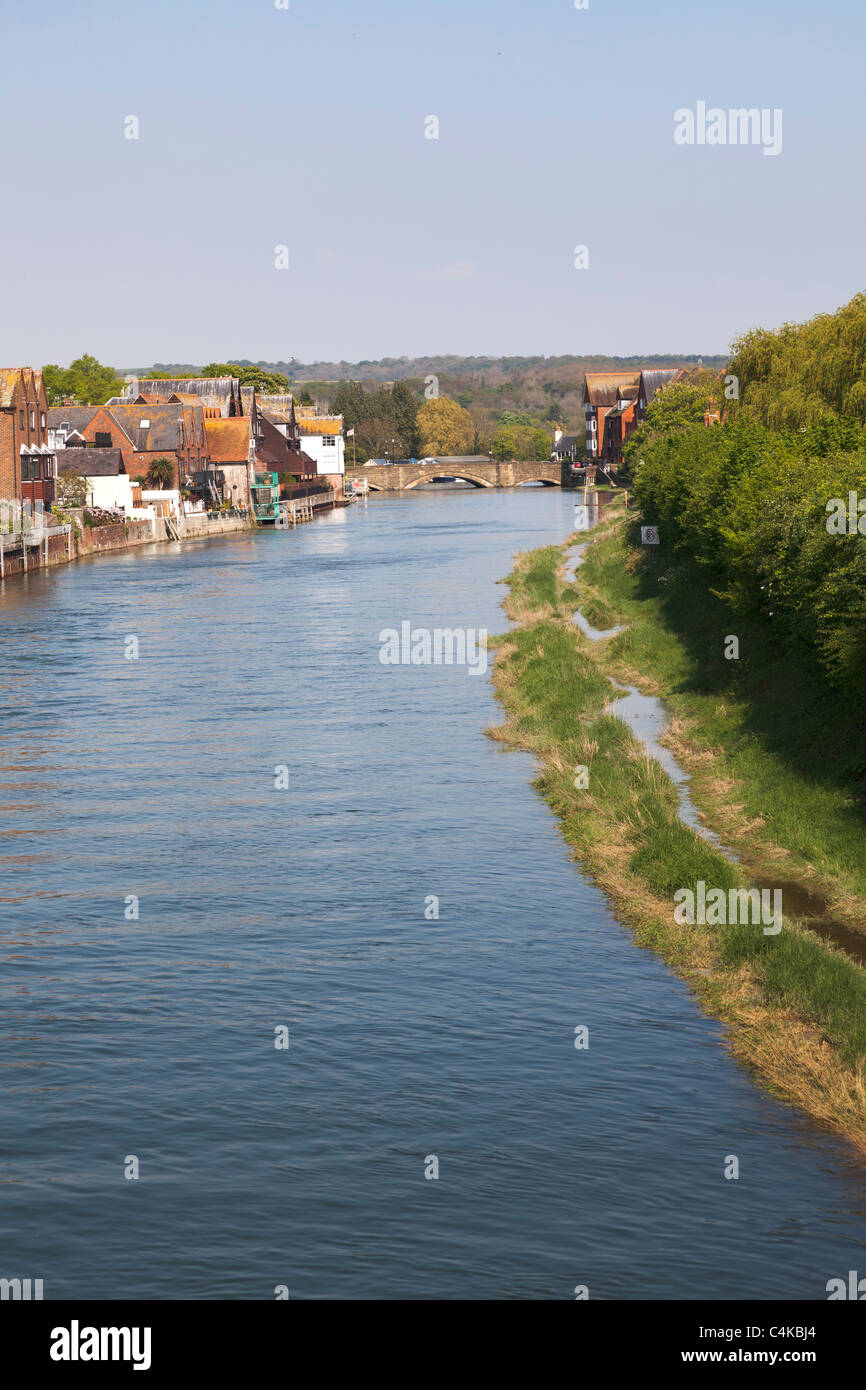 Fluss Arun in arundel Stockfoto