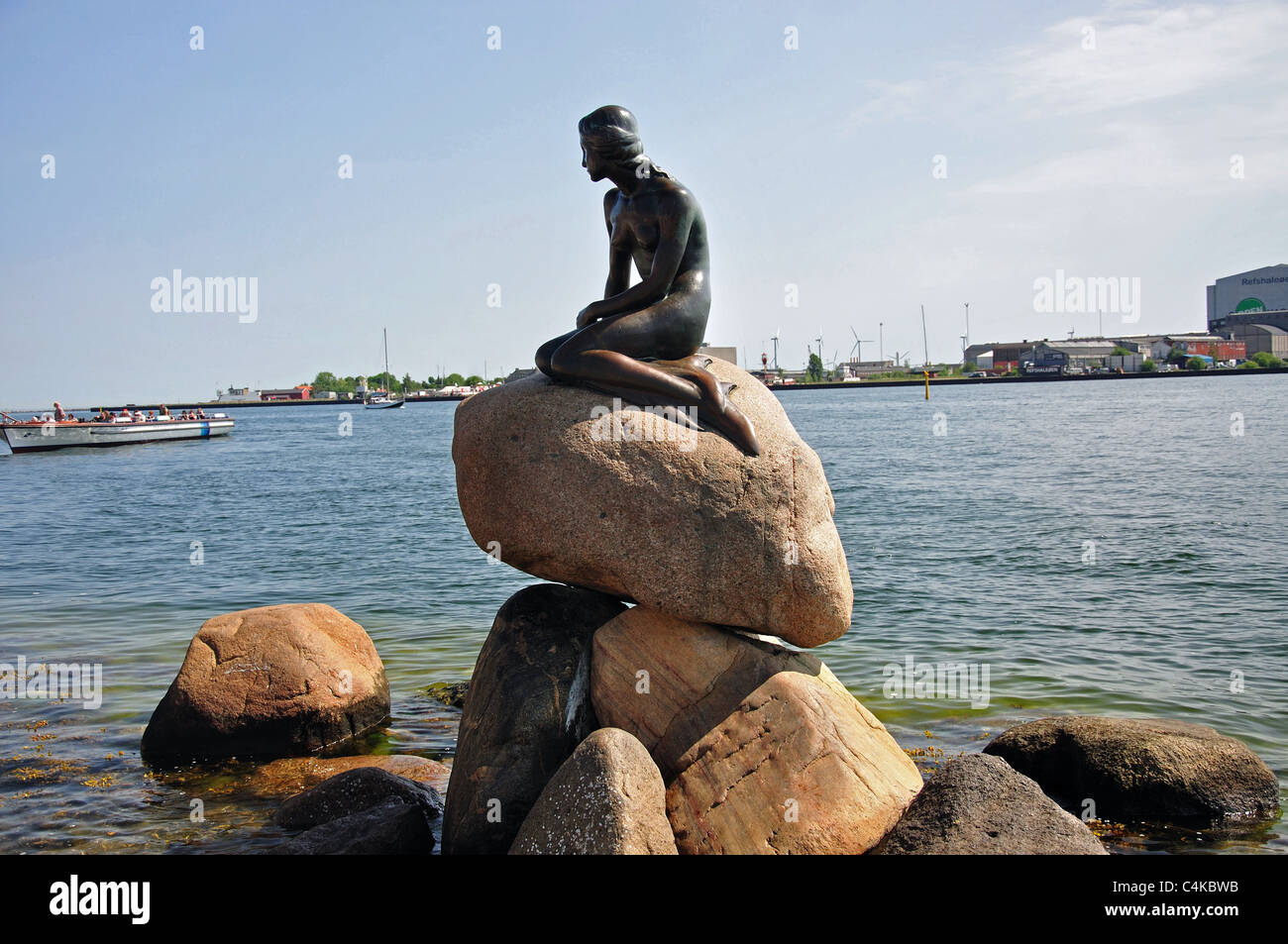 Die kleine Meerjungfrau (Den Lille Havfrue), Kopenhagen (Kobenhavn), Königreich Dänemark Stockfoto