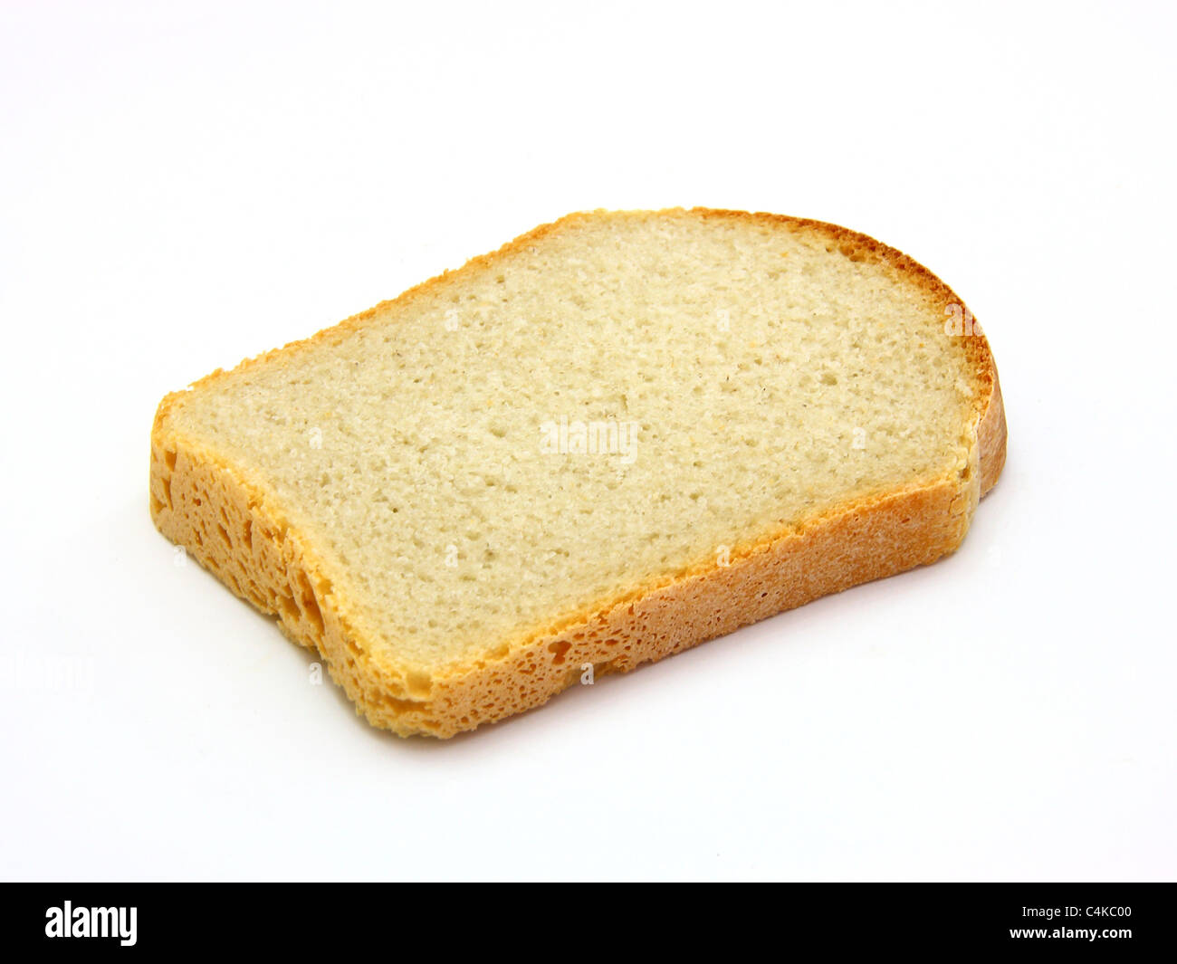 Gesunde Sandwich ohne ein Ding mit einem Brot auf weißem Hintergrund Stockfoto