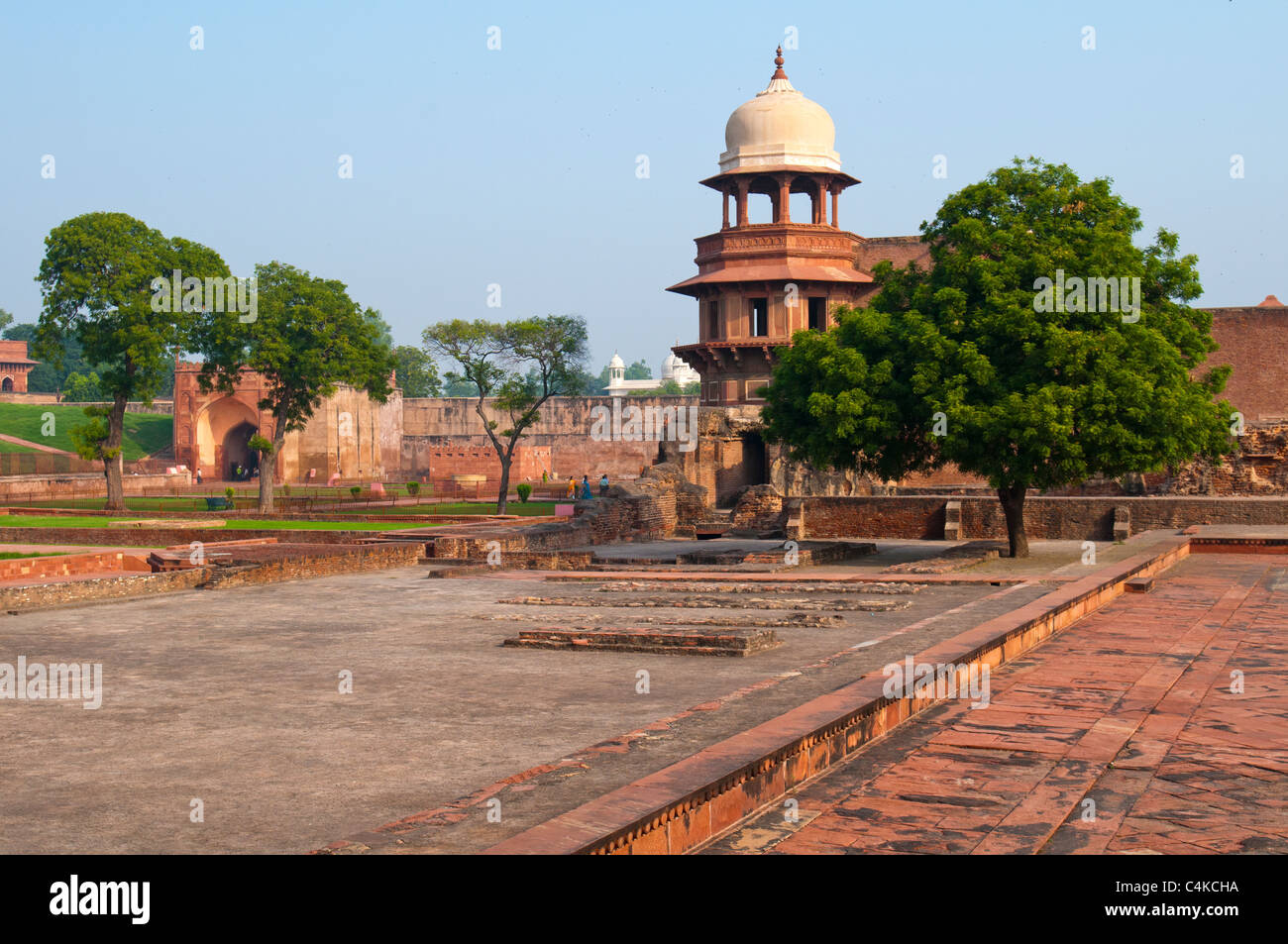 Rotes Fort (Agra Fort), Uttar Pradesh, Agra, Indien Stockfoto