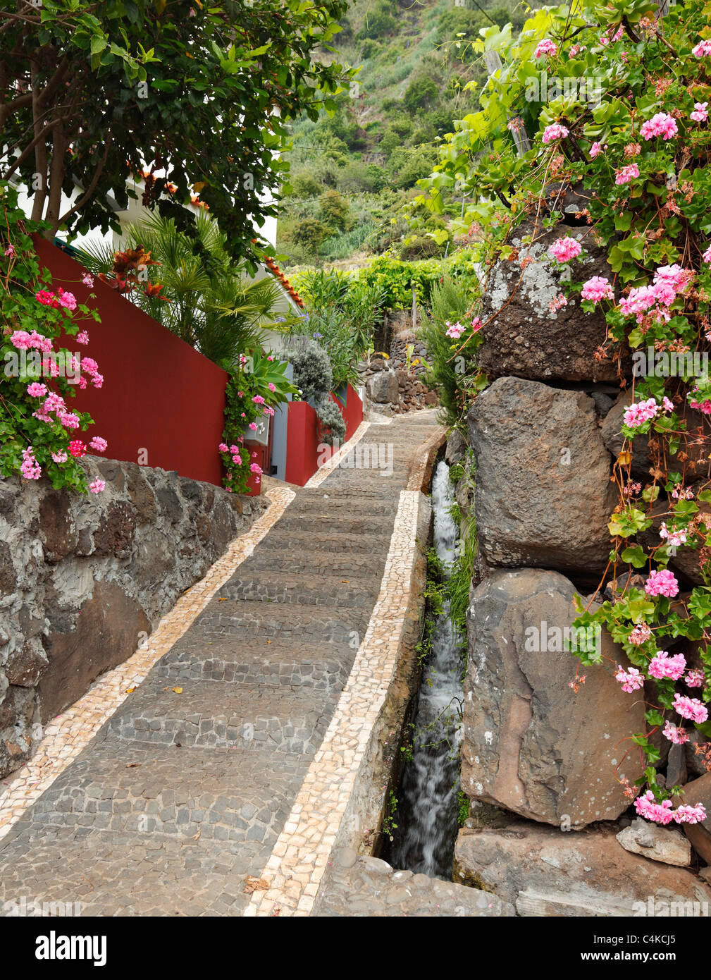 Jardim Do Mar, Madeira. Stockfoto