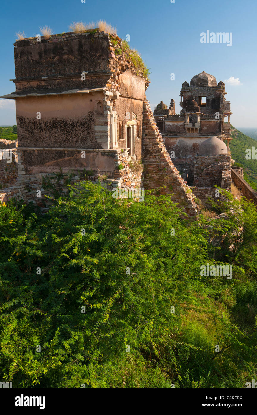 Chittorgarh Fort (auch Chittor, Chittaur oder Chittaurgarh), Rajasthan Zustand, West-Indien, Asien Stockfoto