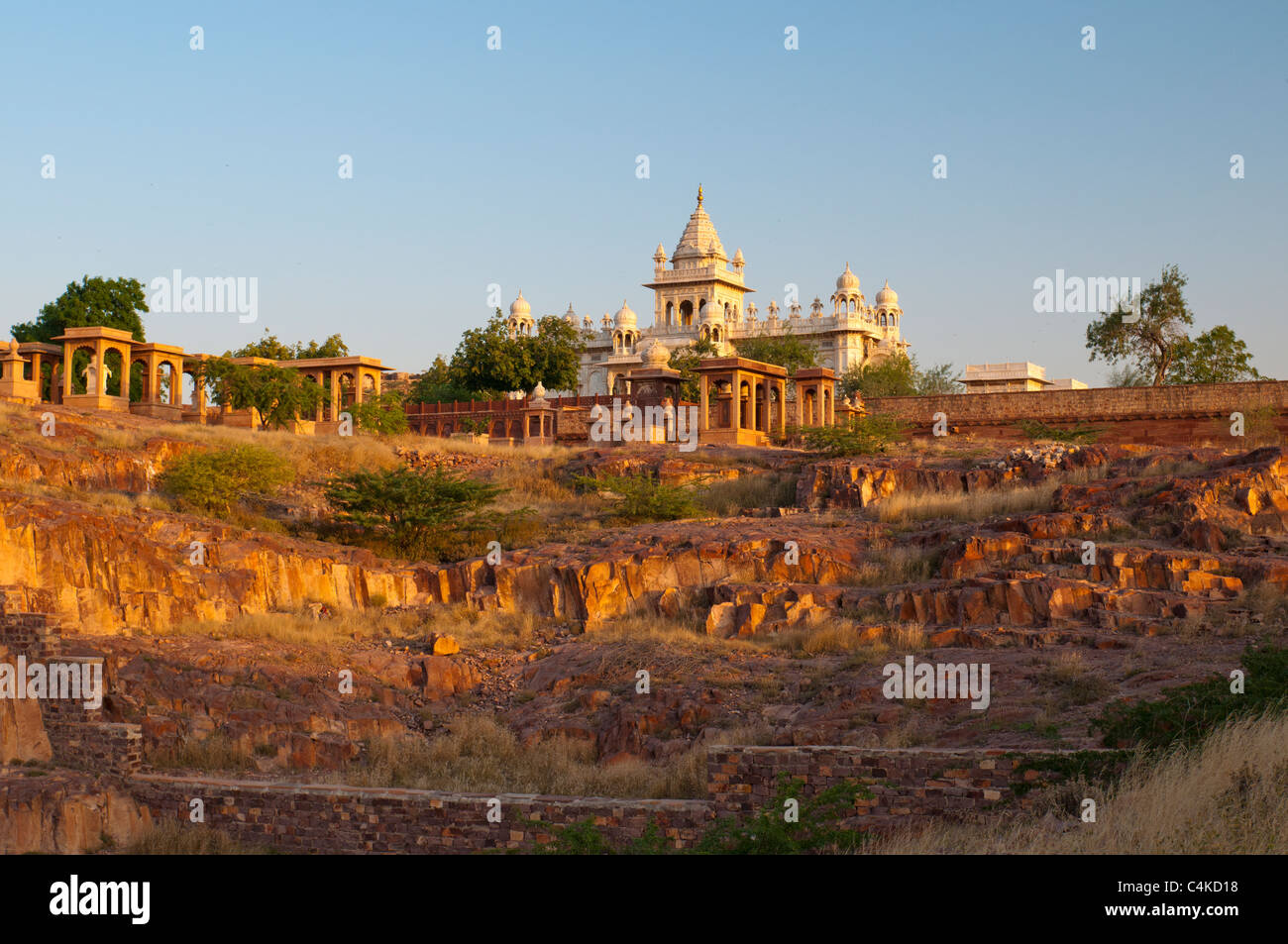 Jaswant Thada, Jodhpur, Rajasthan, Indien Stockfoto