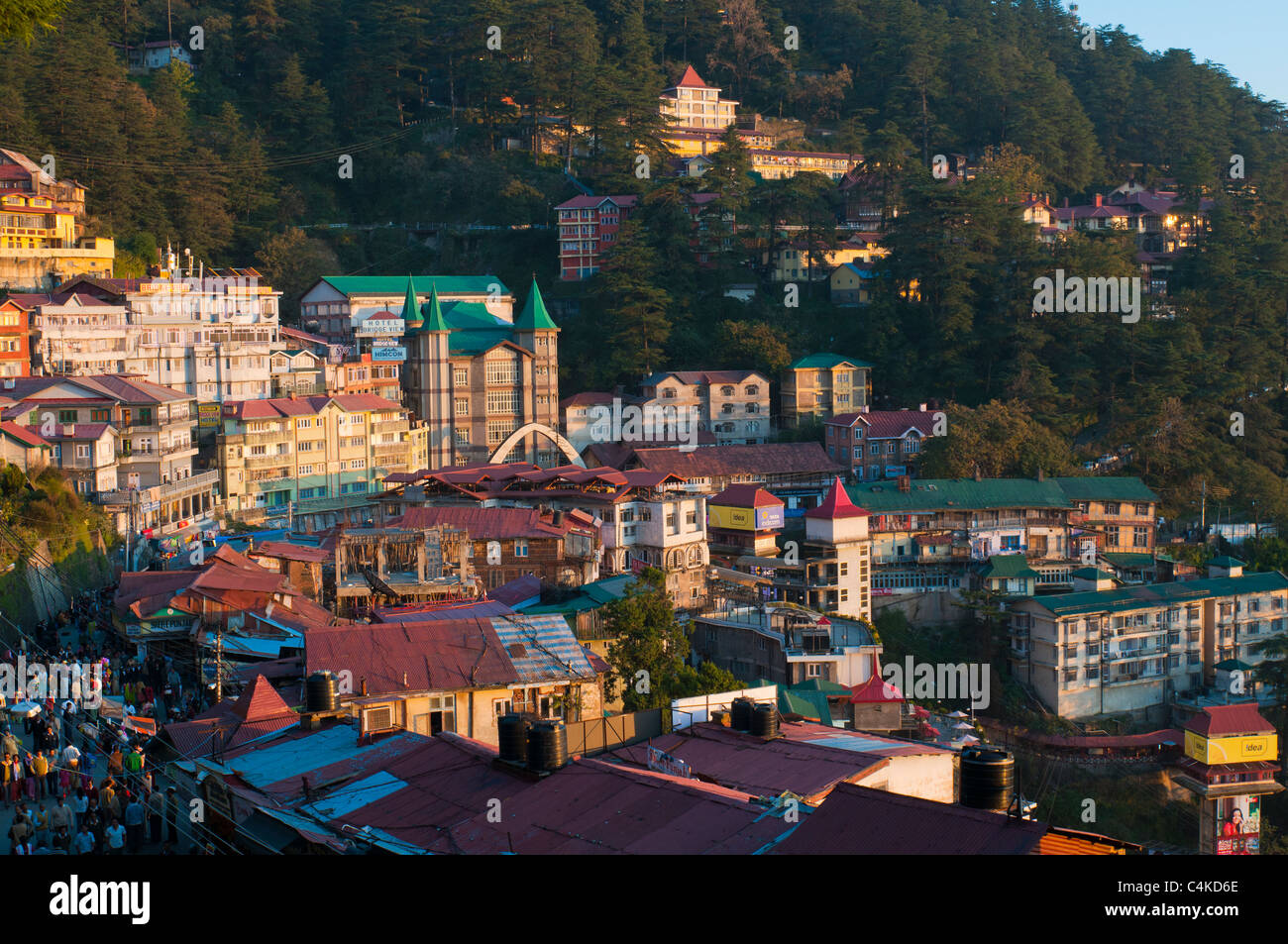 Shimla, Nordwest-Himalaya, Himachal Pradesh, Indien, Asien Stockfoto