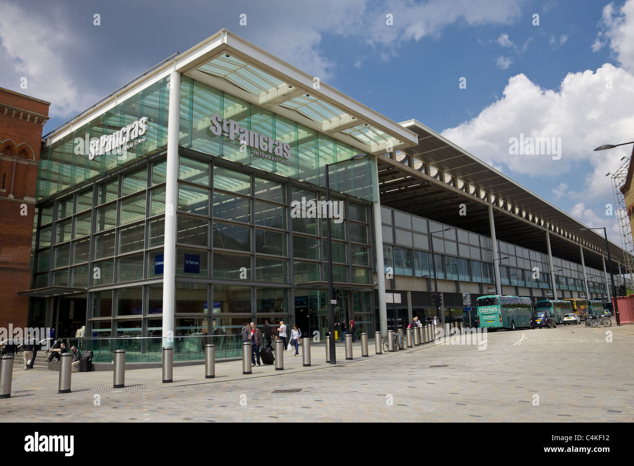 Internationaler Bahnhof St Pancras, London Stockfoto