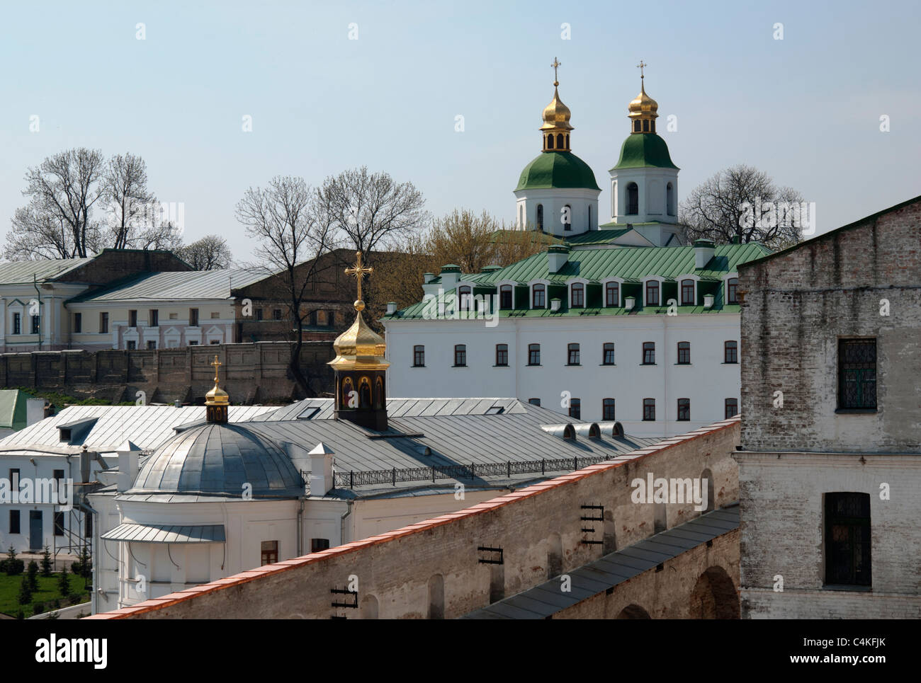 Gebäude der Kiewer Höhlenkloster. Kiew, Ukraine Stockfoto