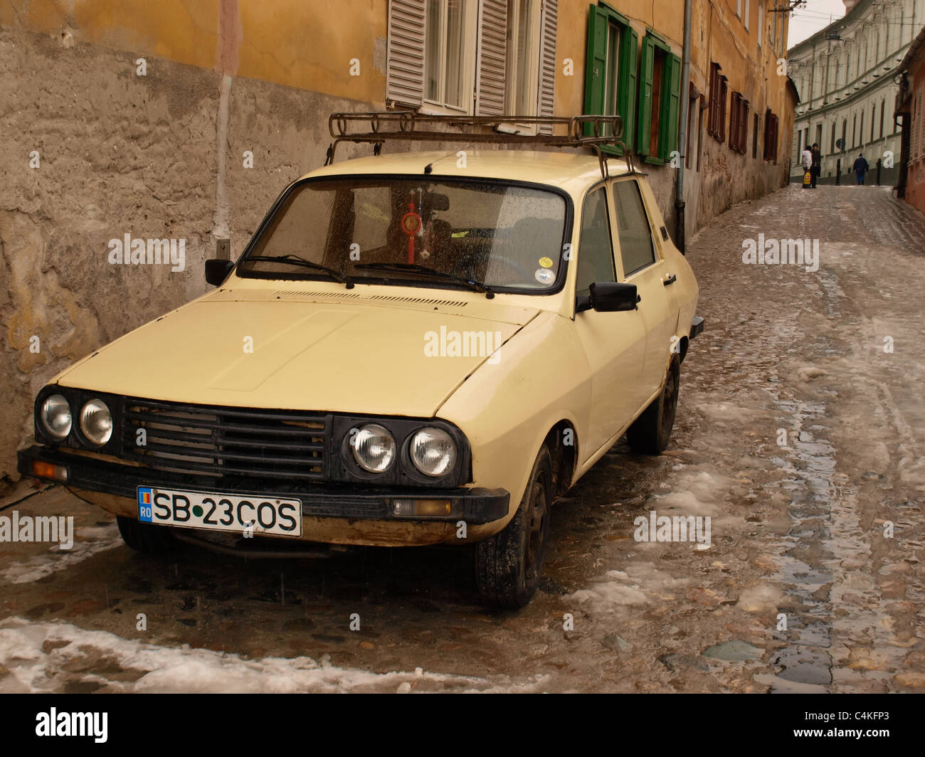 Dacia-Oldtimer in Osteuropa. Stockfoto