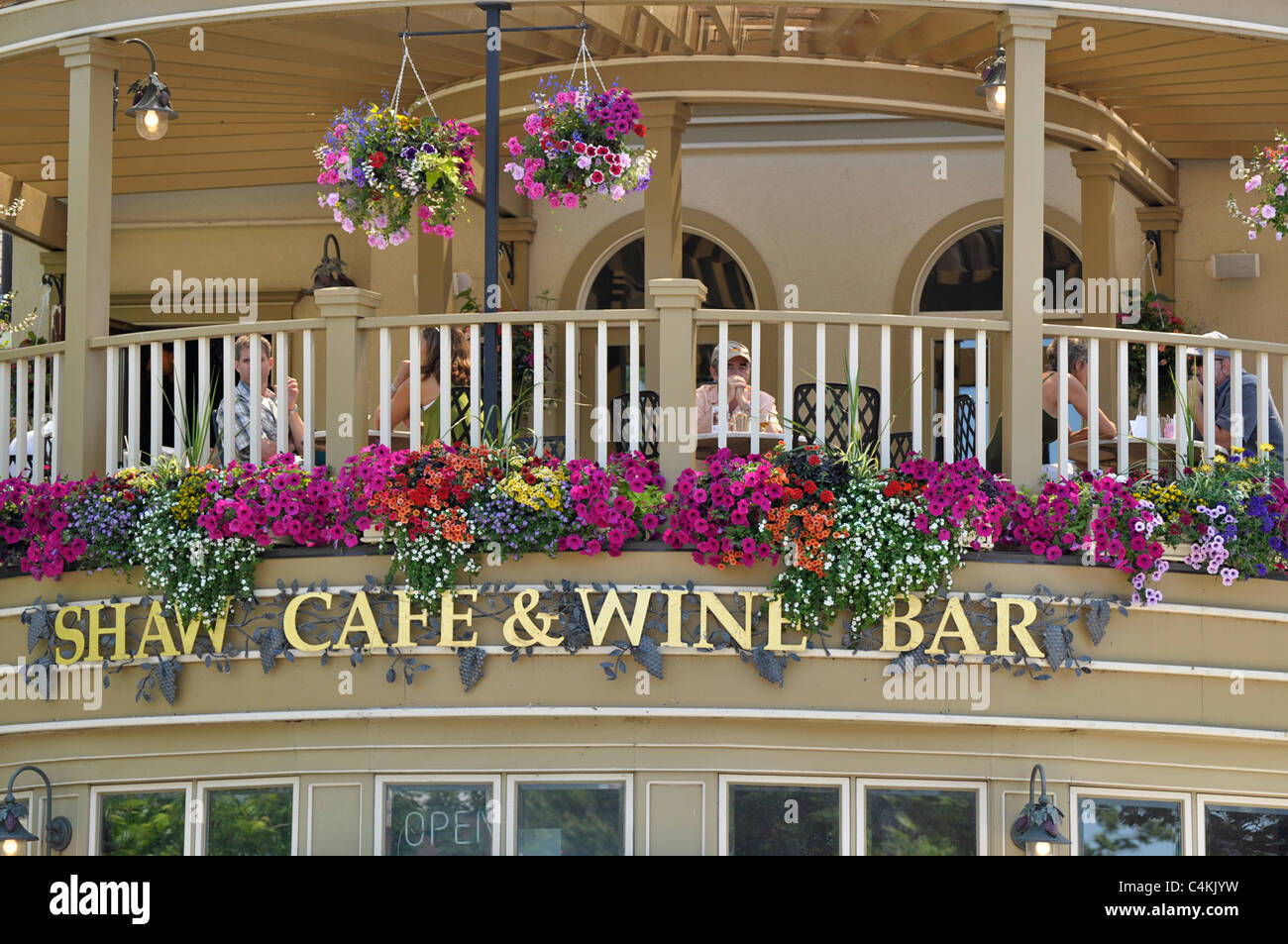 Niagara-on-See, Shaw Cafe and Wine Bar Stockfoto