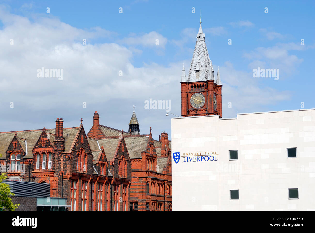 Universität von Liverpool, Brownlow Hill. Stockfoto
