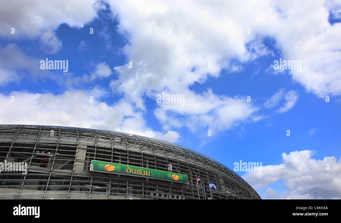 Das Aviva Stadion, Dublin. während der UEFA Europa League Finale 2011 Stockfoto
