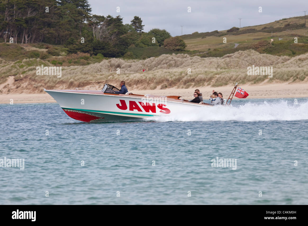 touristischen Boot Padstow cornwall Stockfoto