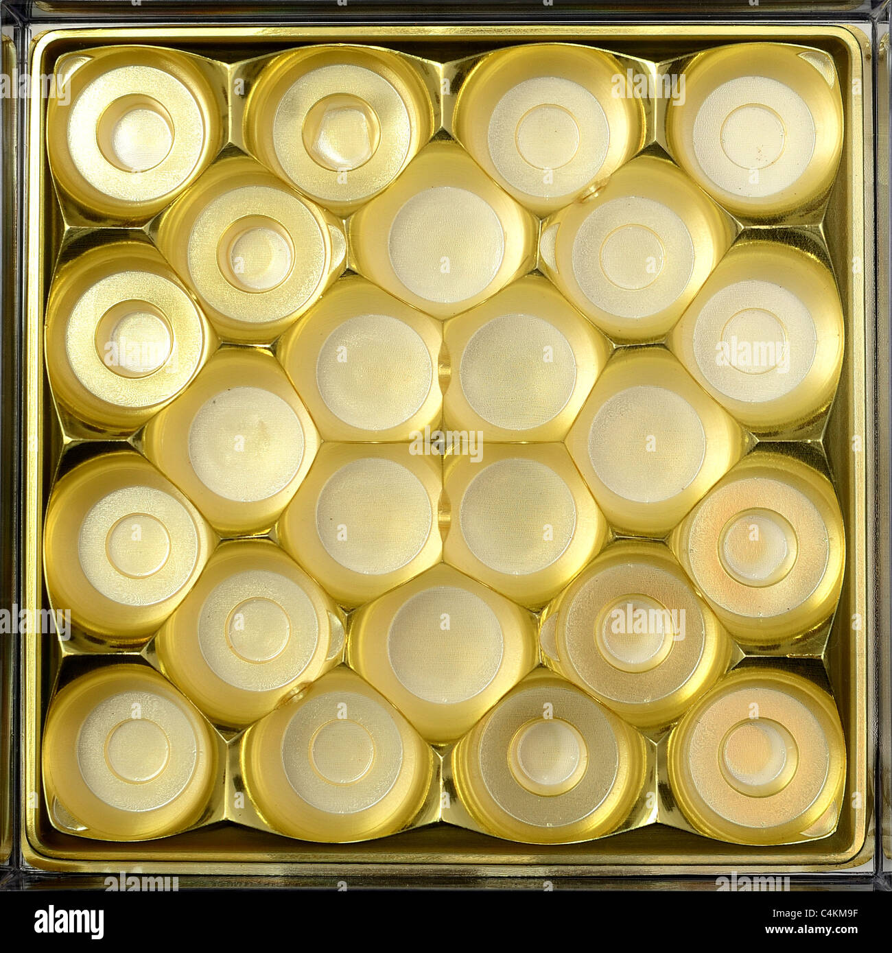 leere Candy Box Halter Stockfoto